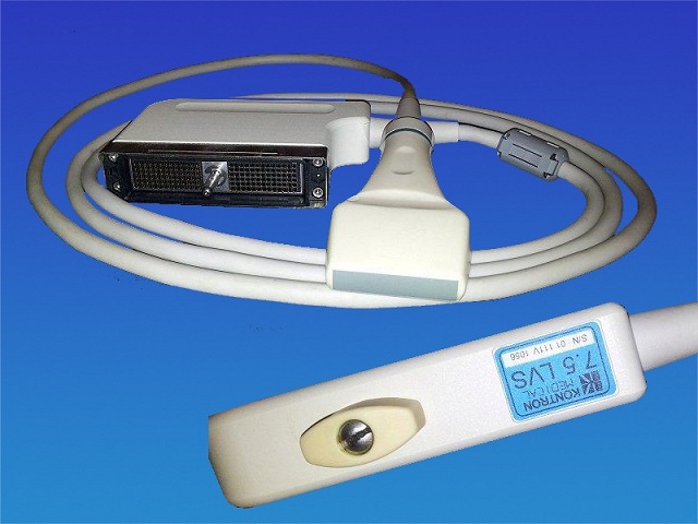 Ultraschallgerät KONTRON VETSON Doppler mit Farbe für Veterinär mit 3 Sonden / Probe und Drucker thumbnail 4
