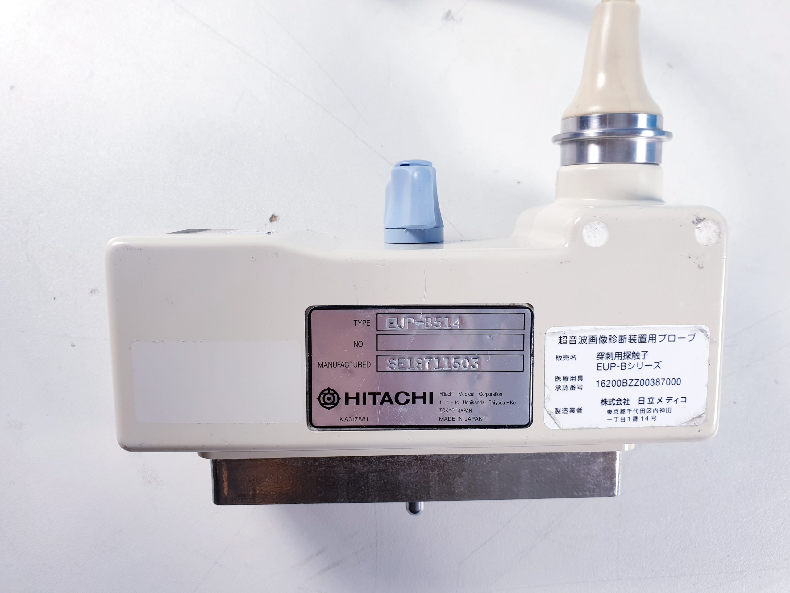 Hitachi EUP-B514 Intraoperative-Sonde Through-Crystal Biopsy Probe thumbnail 6