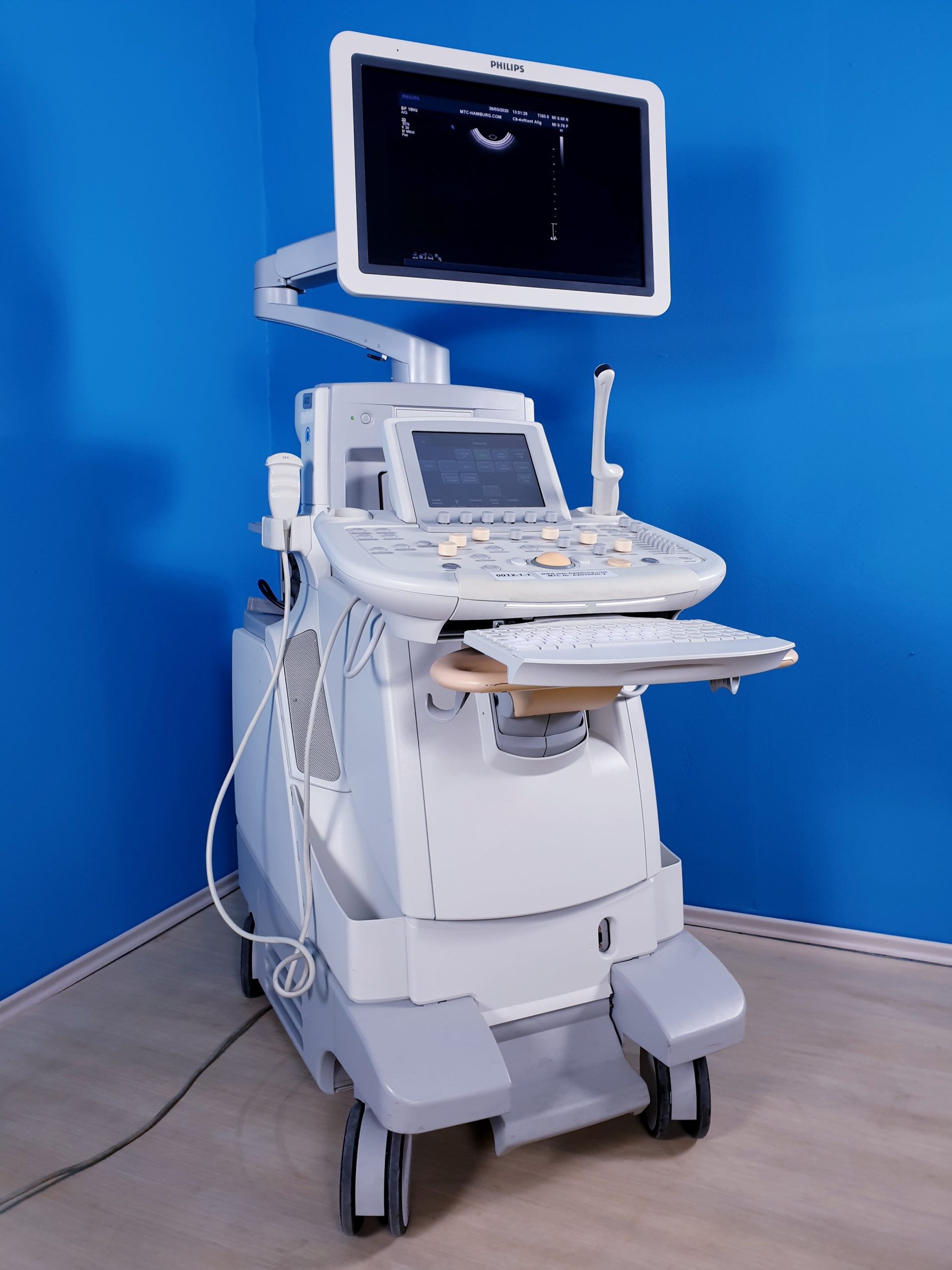 Philips IU22 Doppler // Farbdoppler Ultraschallgerät mit Konvex und Endovaginal DOM2010 — image 1 of 5