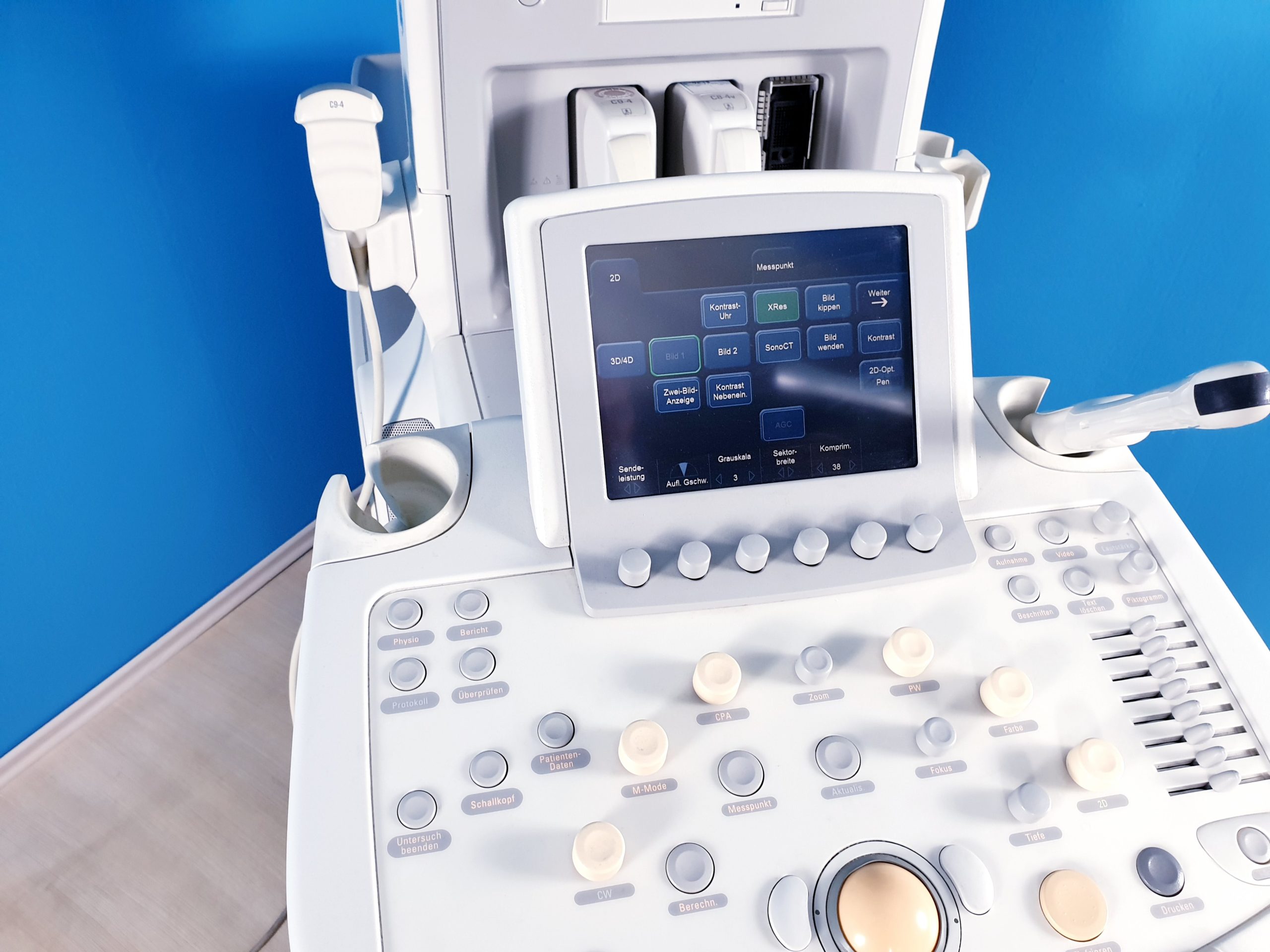 Philips IU22 Doppler // Farbdoppler Ultraschallgerät mit Konvex und Endovaginal DOM2010 thumbnail 2