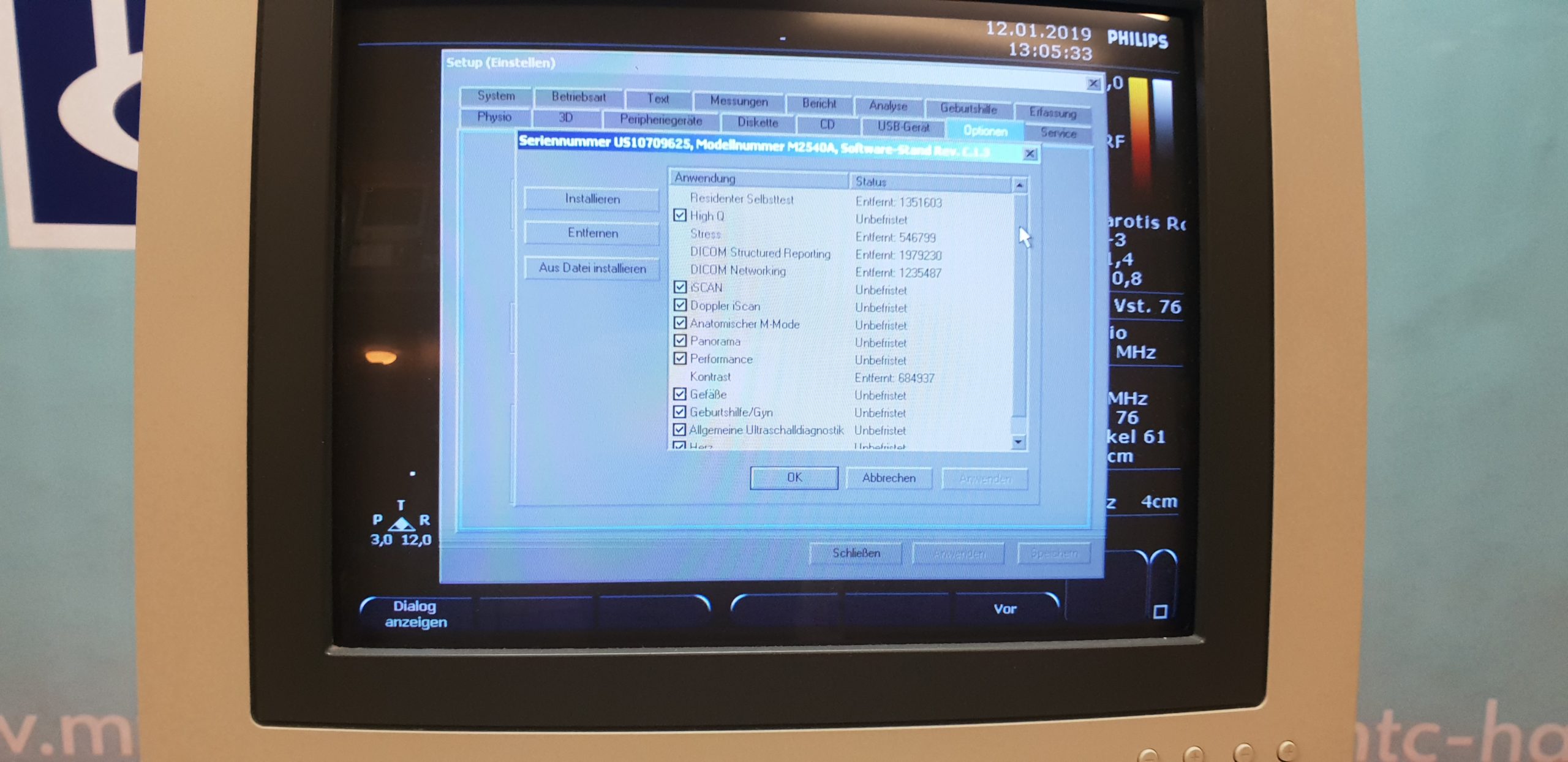Philips EnVisor C HD Ultraschallgerät Inkl 04 Sonden — image 1 of 7