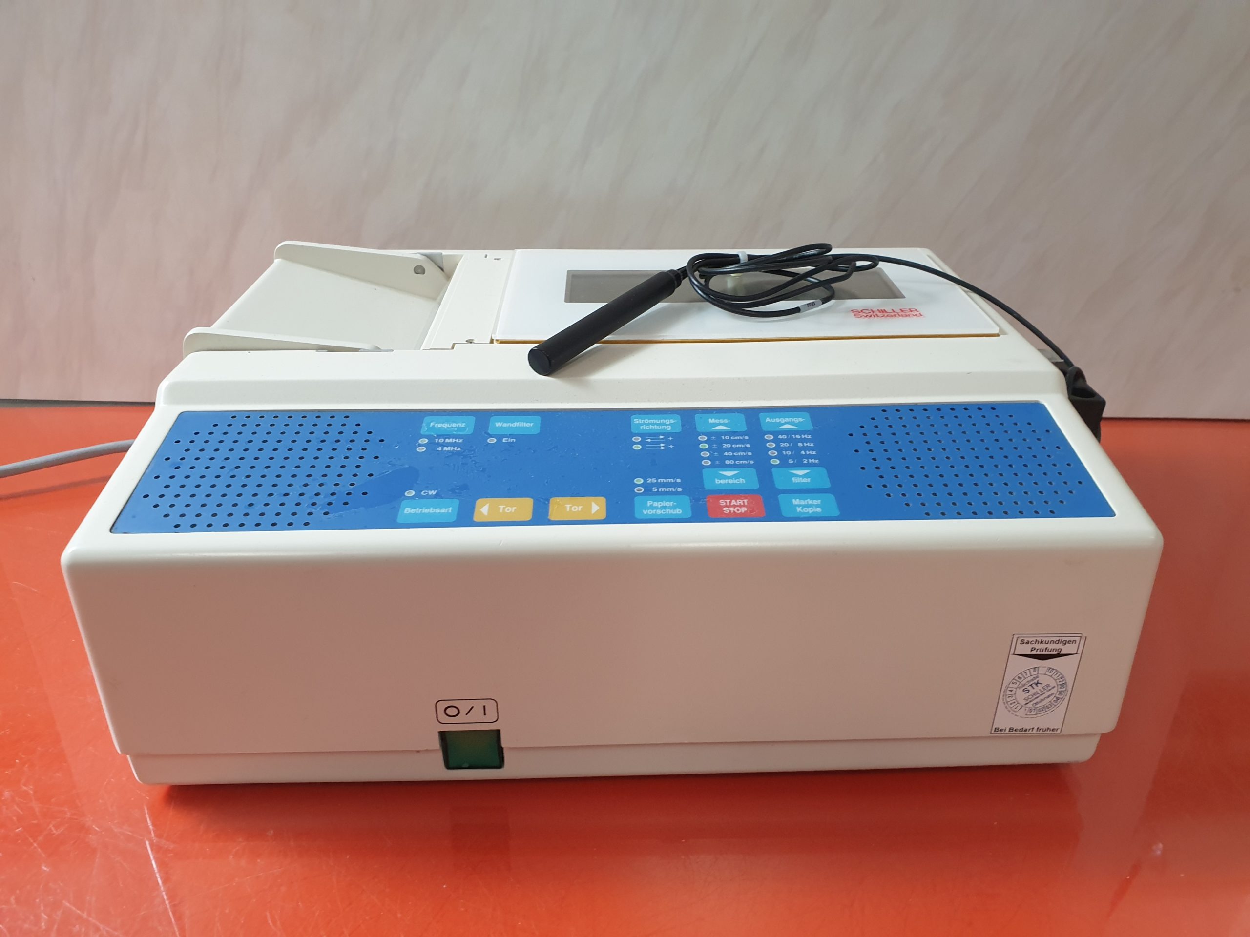 Schiller SV-02 Doppler mit 10MHz Sonde Stiftsonde thumbnail 2