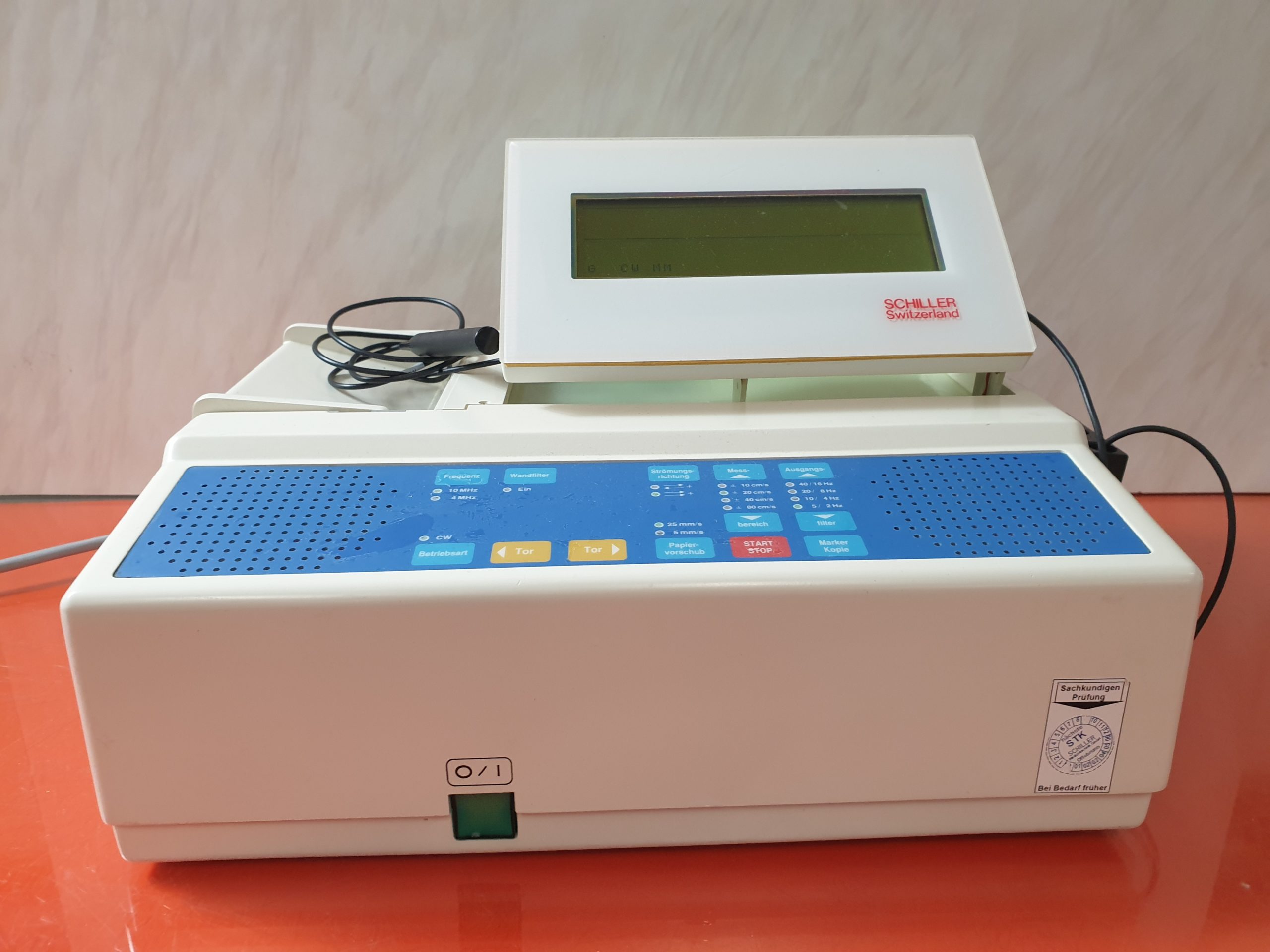 Schiller SV-02 Doppler mit 10MHz Sonde Stiftsonde thumbnail 4
