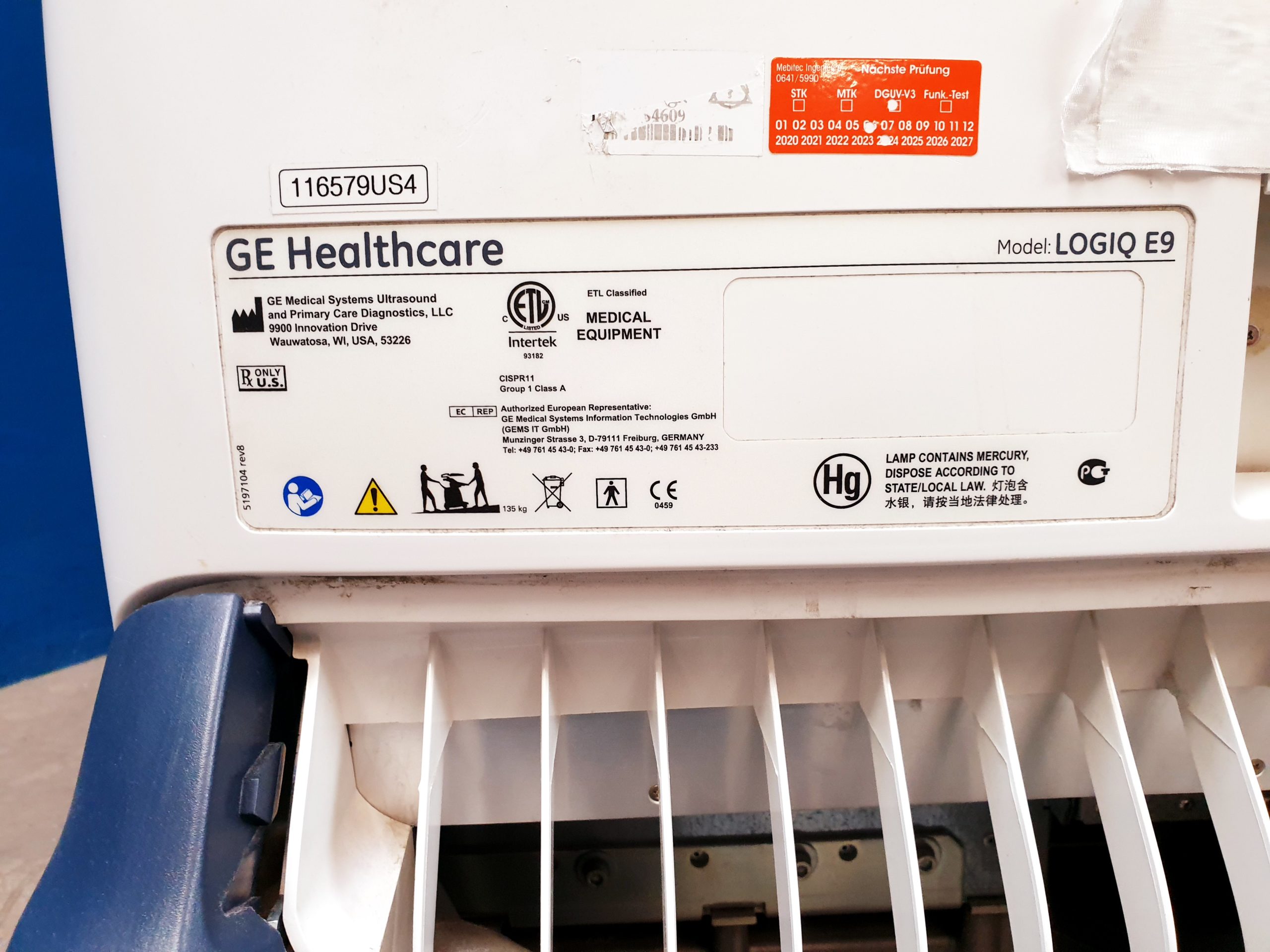 GE Logiq E9 + S4-10-D + 9L + C1-5 – DOM 2013 thumbnail 13