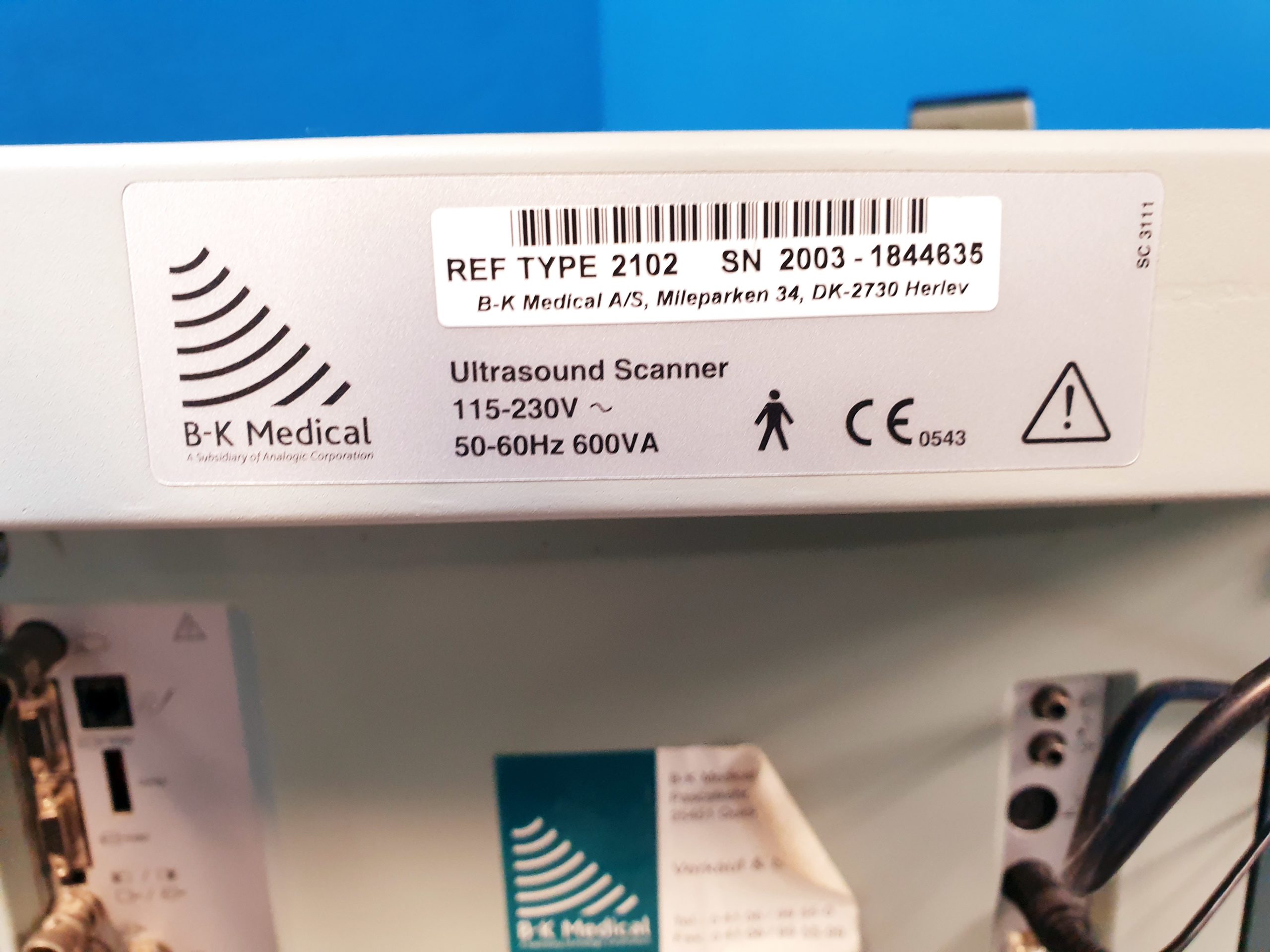 B-K Medical Ultraschallgerät Type 2102 + 8811 Linear Sonde thumbnail 15