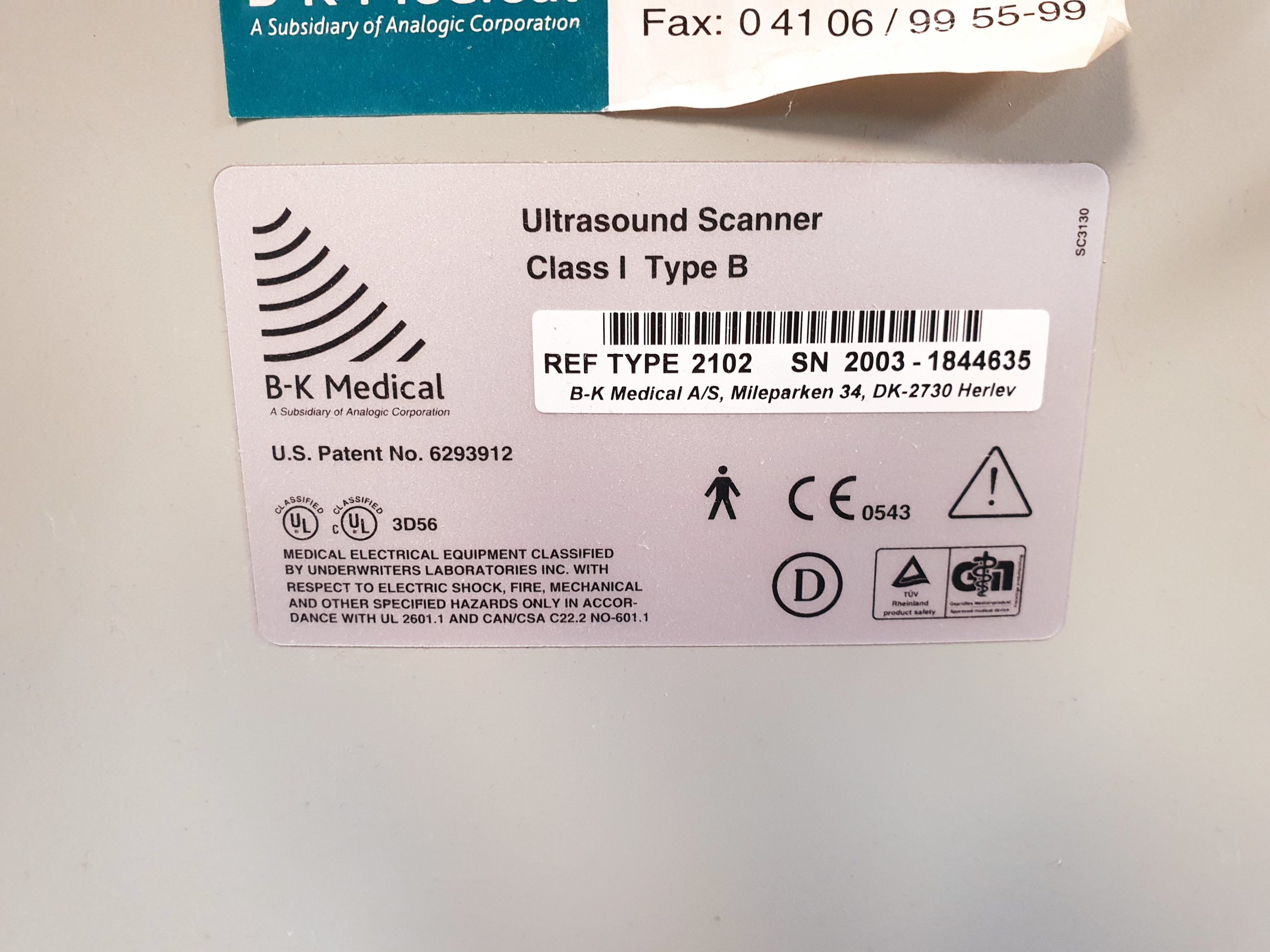 B-K Medical Ultraschallgerät Type 2102 + 8811 Linear Sonde thumbnail 16