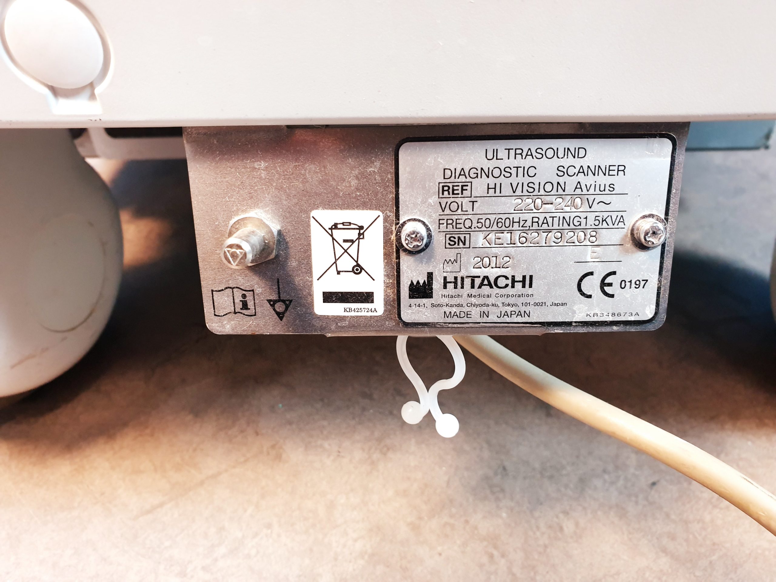 Hitachi HI Avius Ultraschallgerät + EUP-C715 + EUP-L74M DOM 2012 thumbnail 12