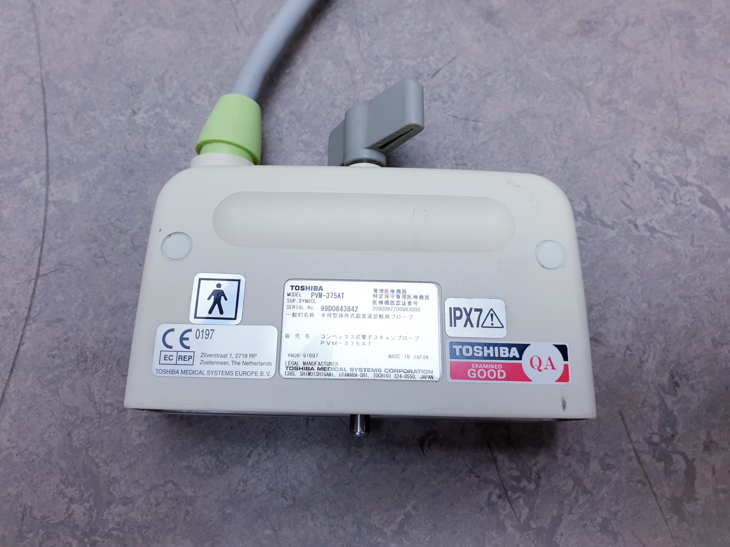 Toshiba PVM- 375AT Convex Ultraschallsonde Transducer thumbnail 7