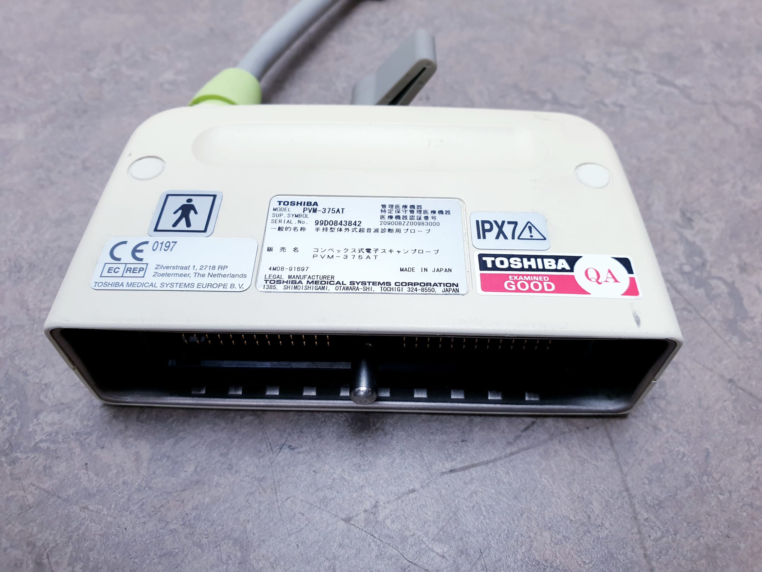 Toshiba PVM- 375AT Convex Ultraschallsonde Transducer thumbnail 8