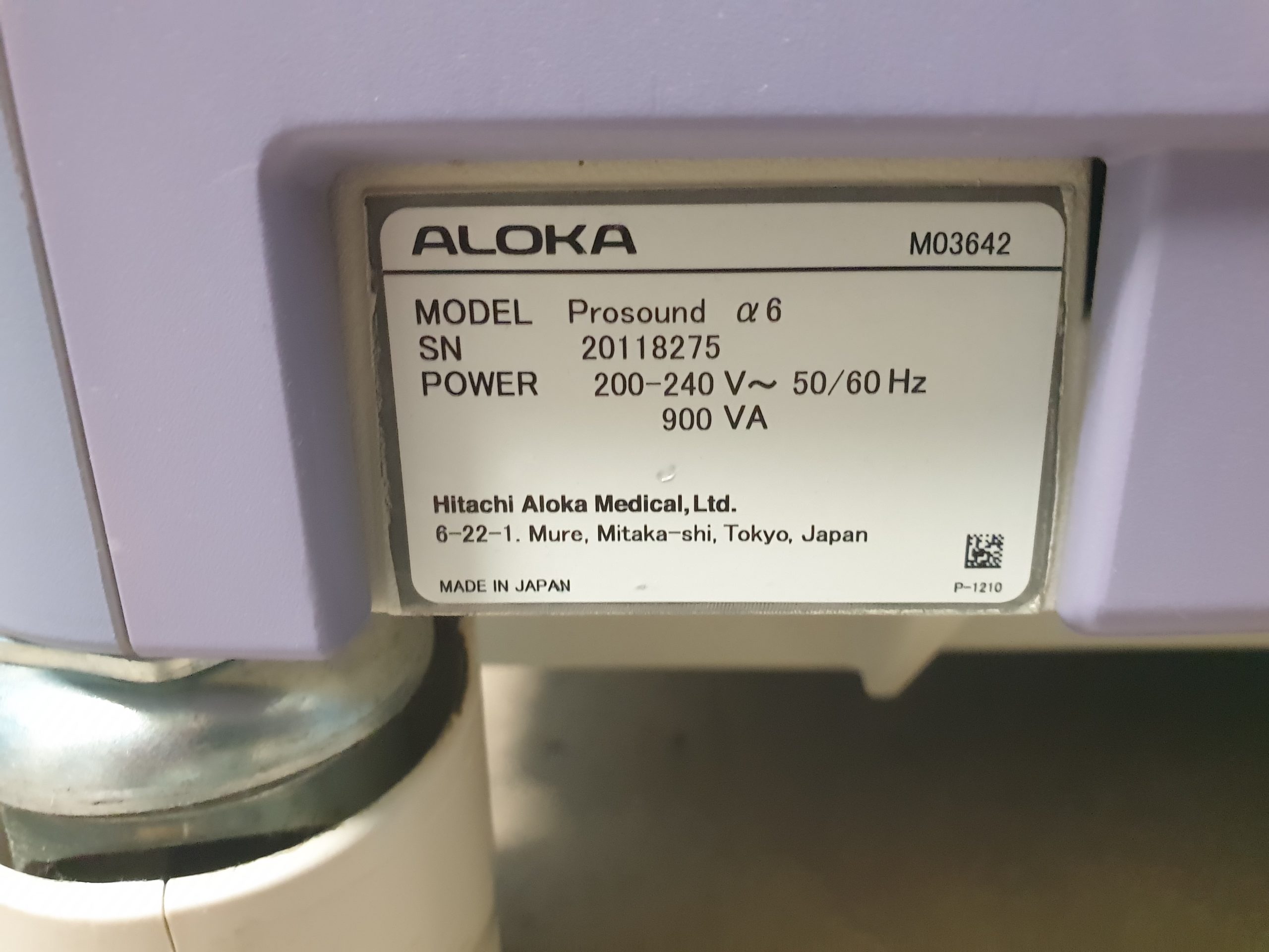 ALOKA PROSOUND-6 Ultraschallgerät thumbnail 15