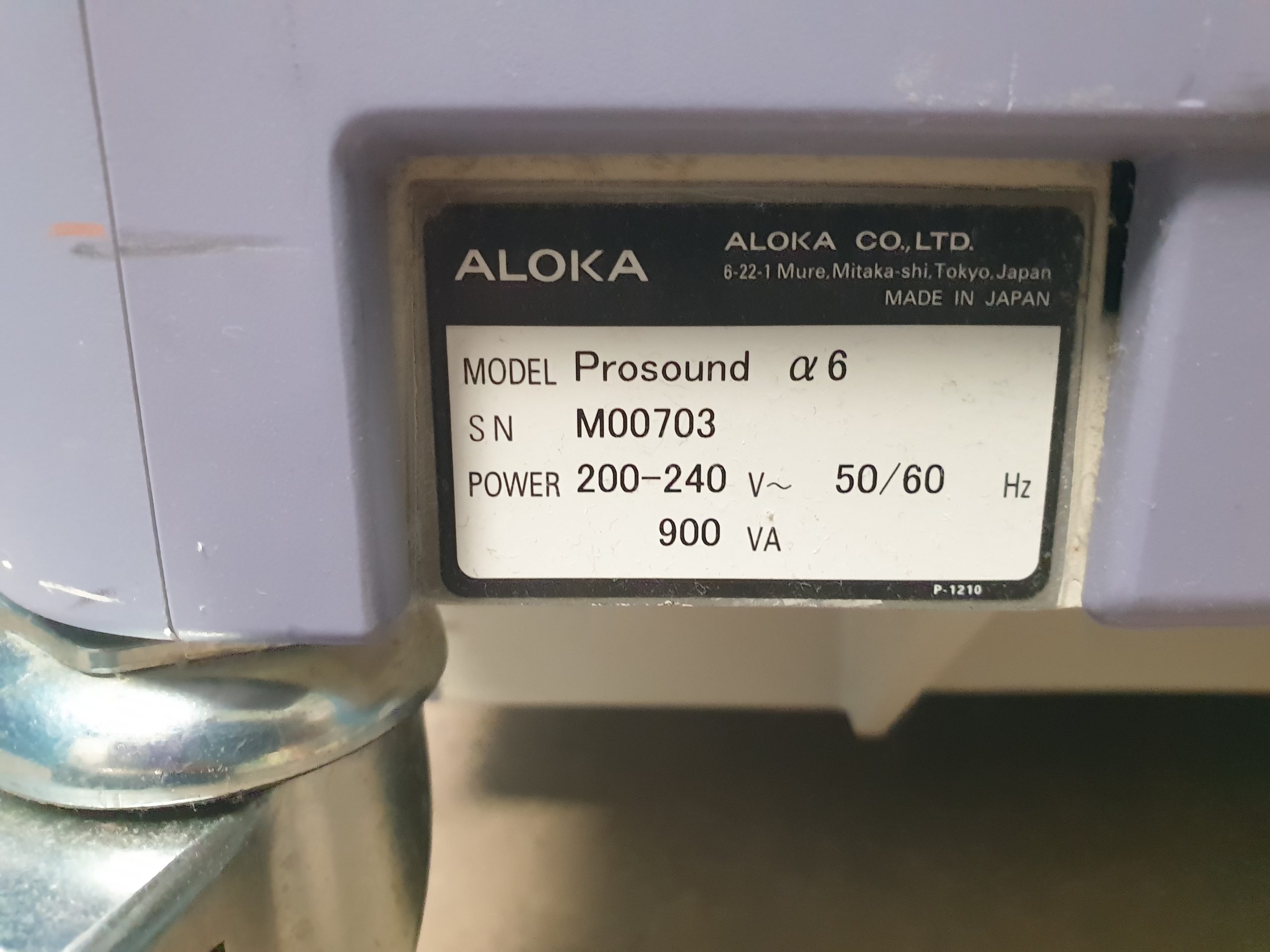ALOKA PROSOUND-6 Ultraschallgerät thumbnail 34