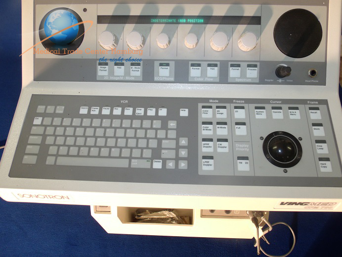 Ultraschallgerät Farbdoppler GE / SONOTRON VingMed CFM 700 Inkl 02 Sonden — image 1 of 2