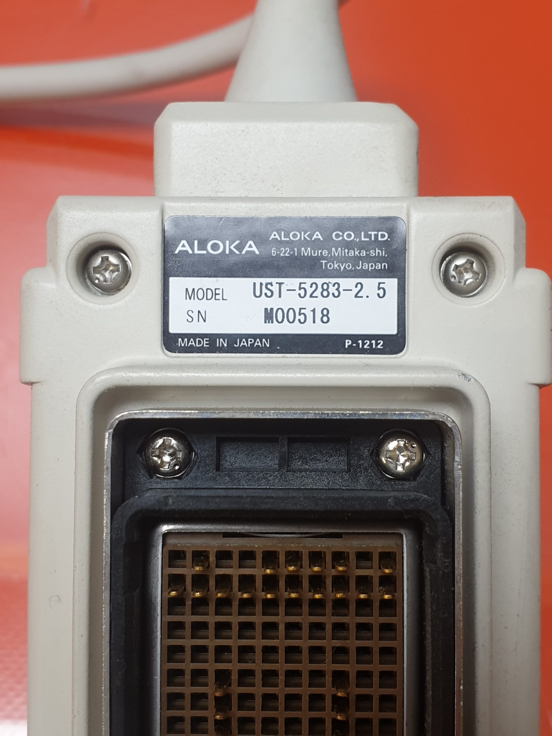 Aloka UST-5283- 2.5 Kardio Phased Array 2.14 – 3.75 MHz thumbnail 3
