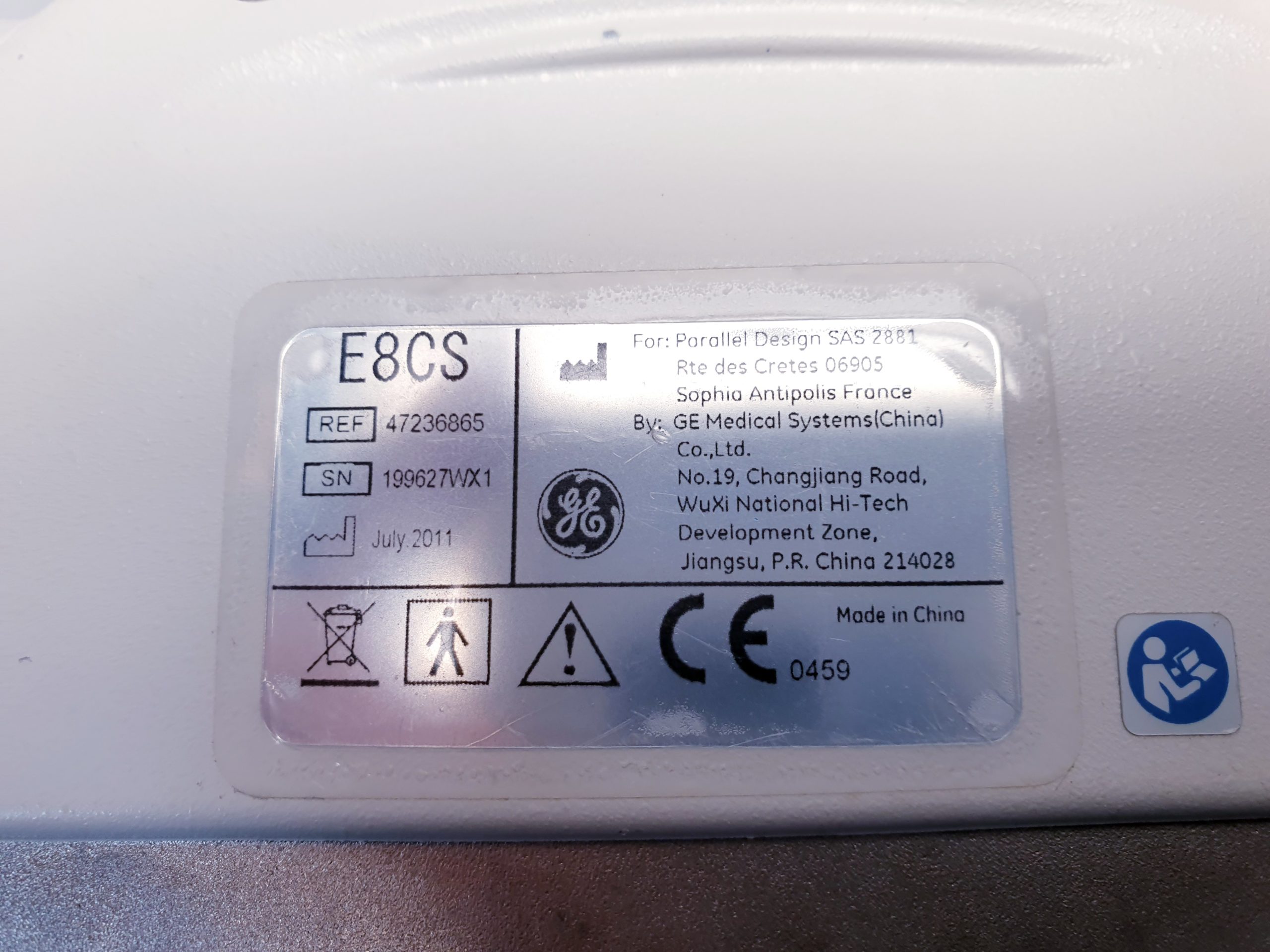 GE E8CS Vaginal-Sonde thumbnail 6