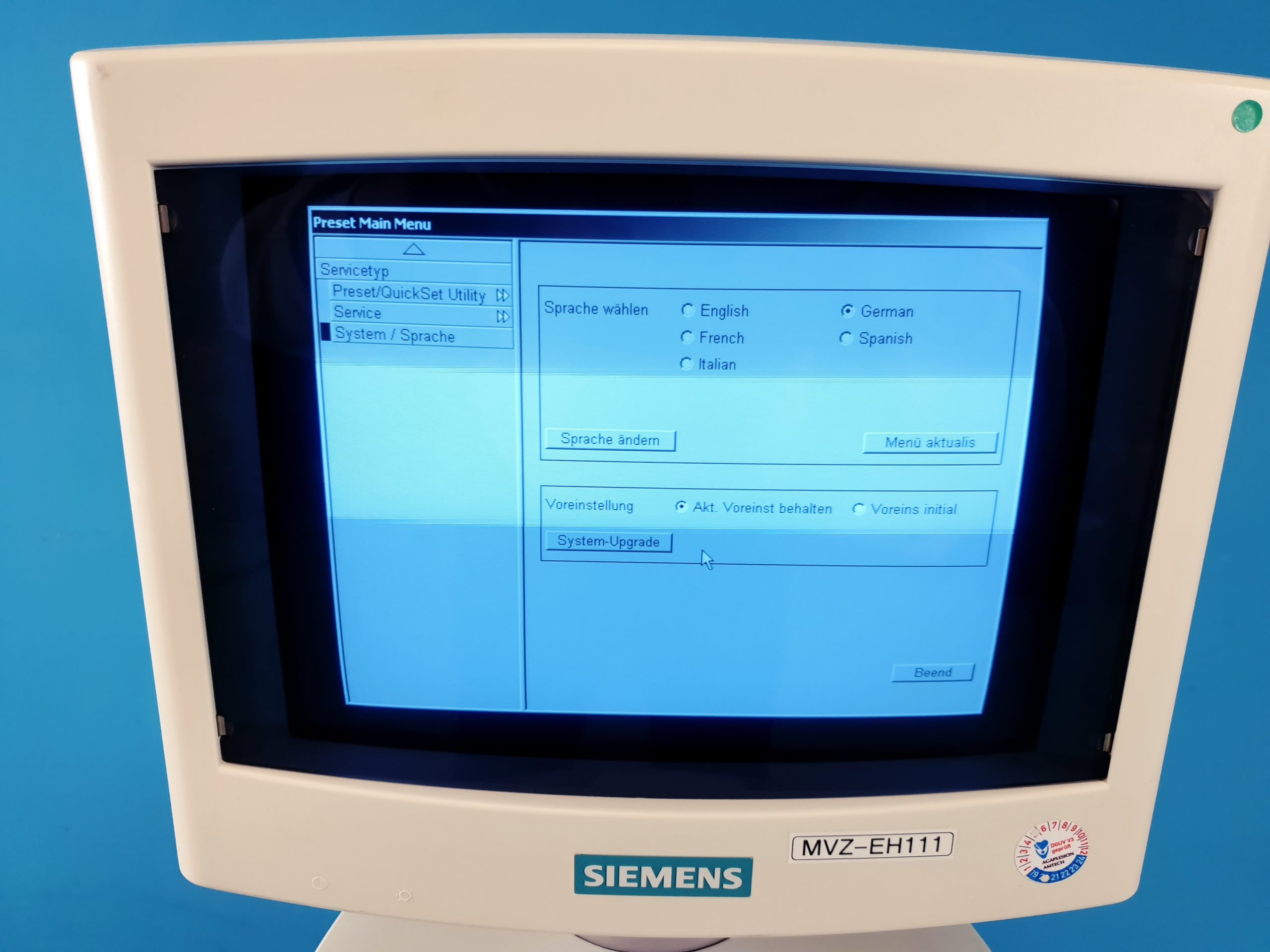 Siemens G20 // G 20 mit C5-2 konvex + P93 Printer thumbnail 2