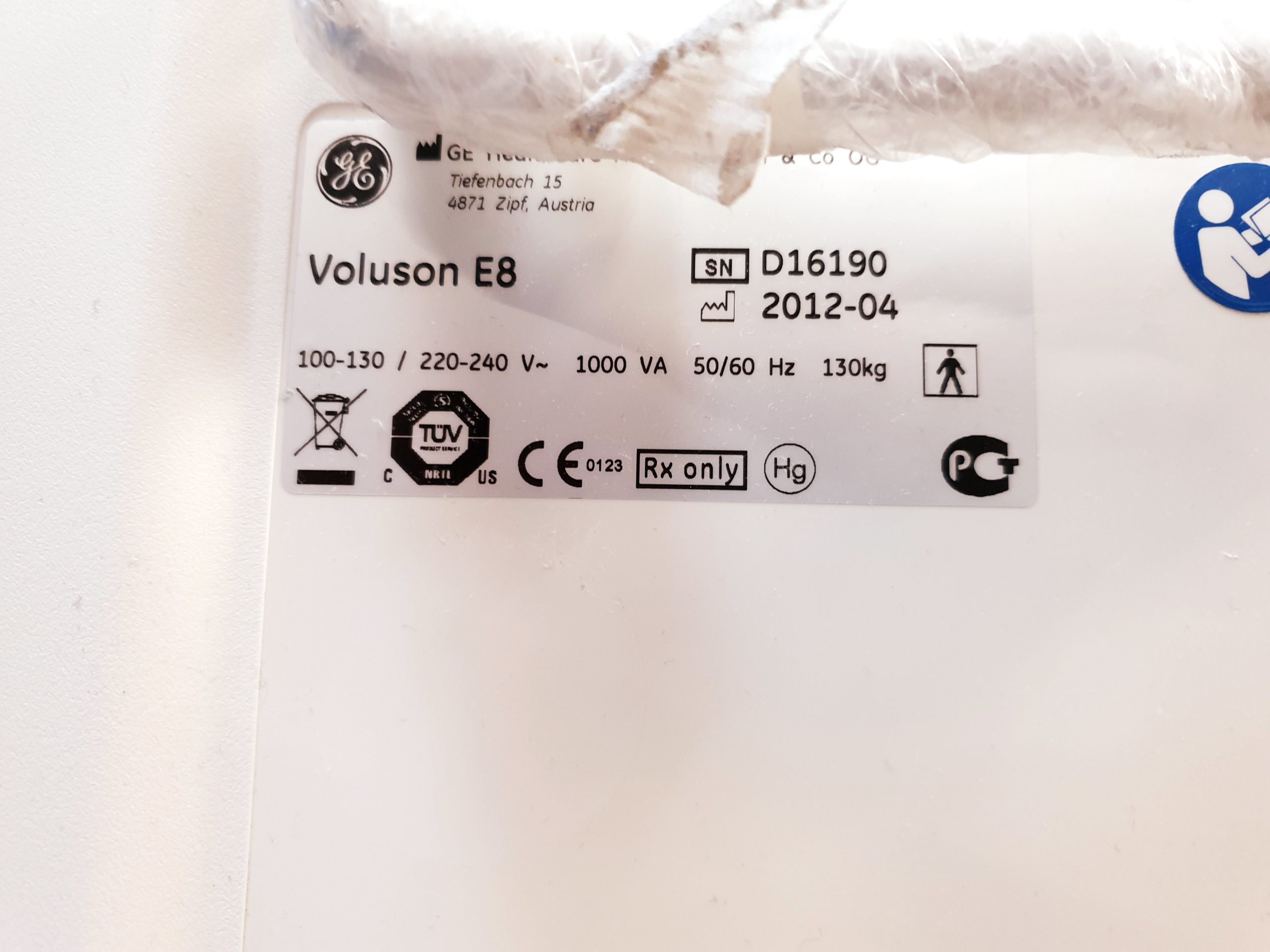 GE Voluson E8- RAB6-D + M6C + 11L-D – DOM 2012 thumbnail 32