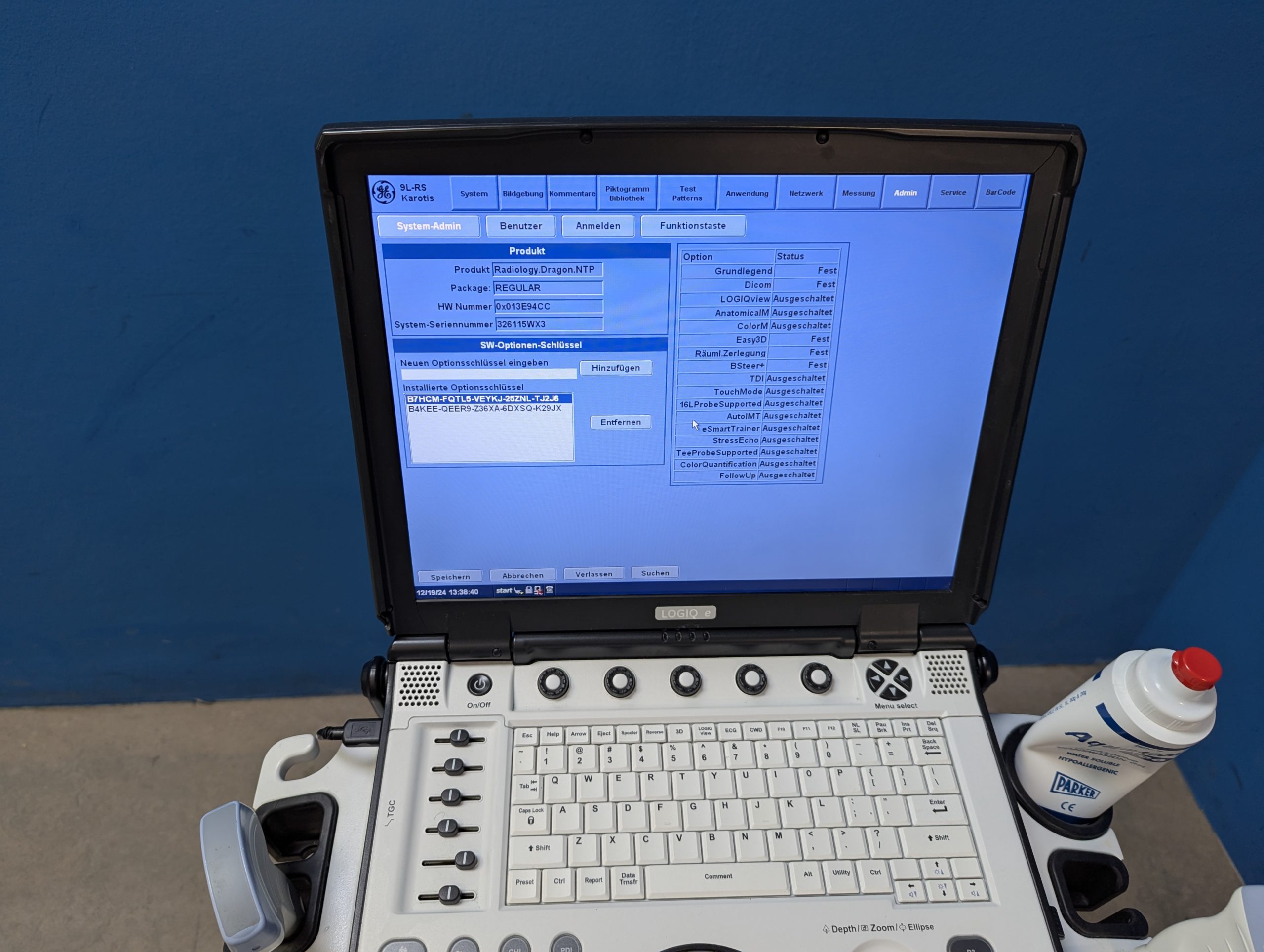 GE LOGIQ E R7 – BT12 + 9L Linear + 3S Echo+ 4C Konvex DOM 2013 BL122024 thumbnail 5