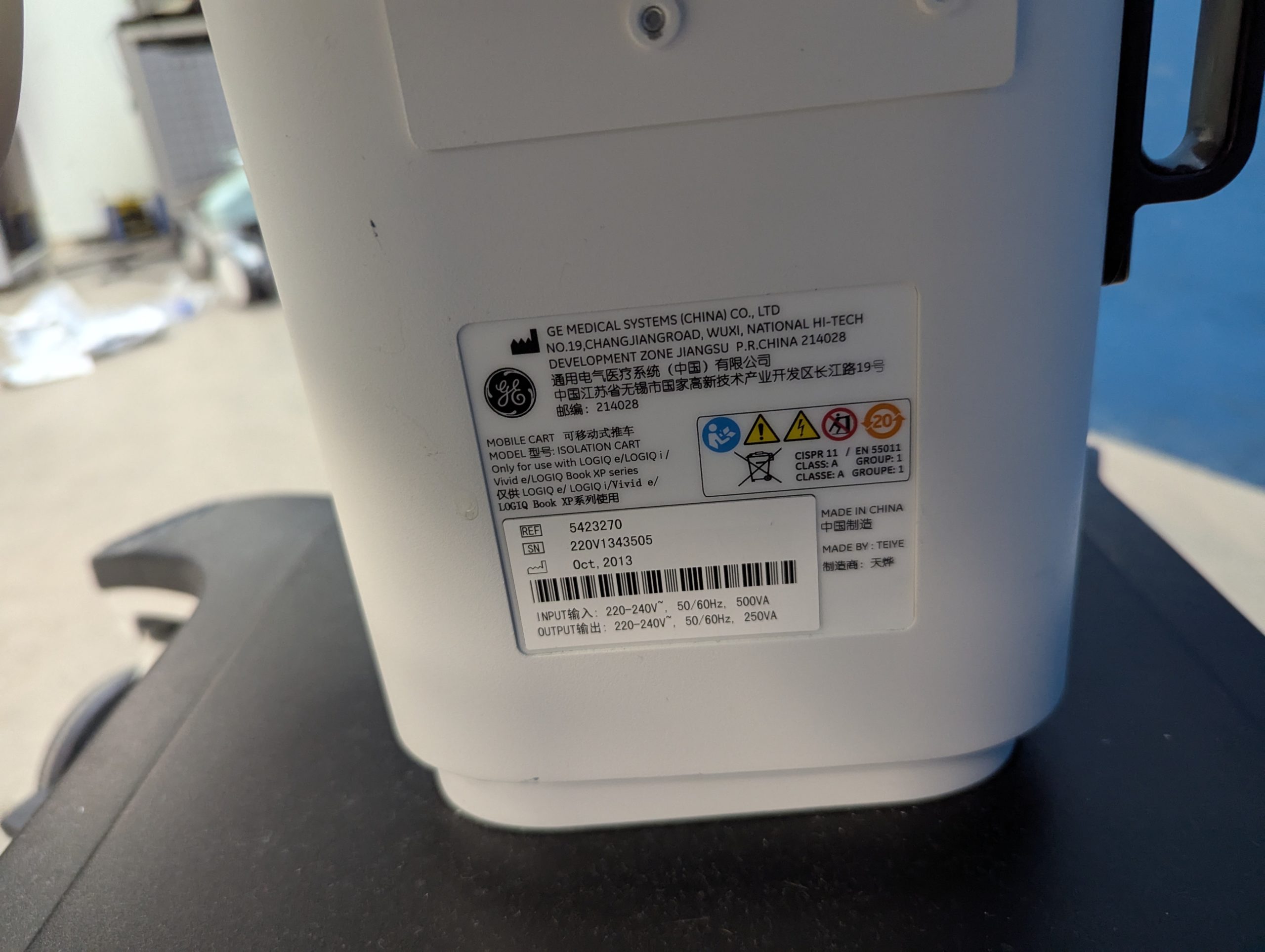 GE LOGIQ E R7 – BT12 + 9L Linear + 3S Echo+ 4C Konvex DOM 2013 BL122024 thumbnail 15