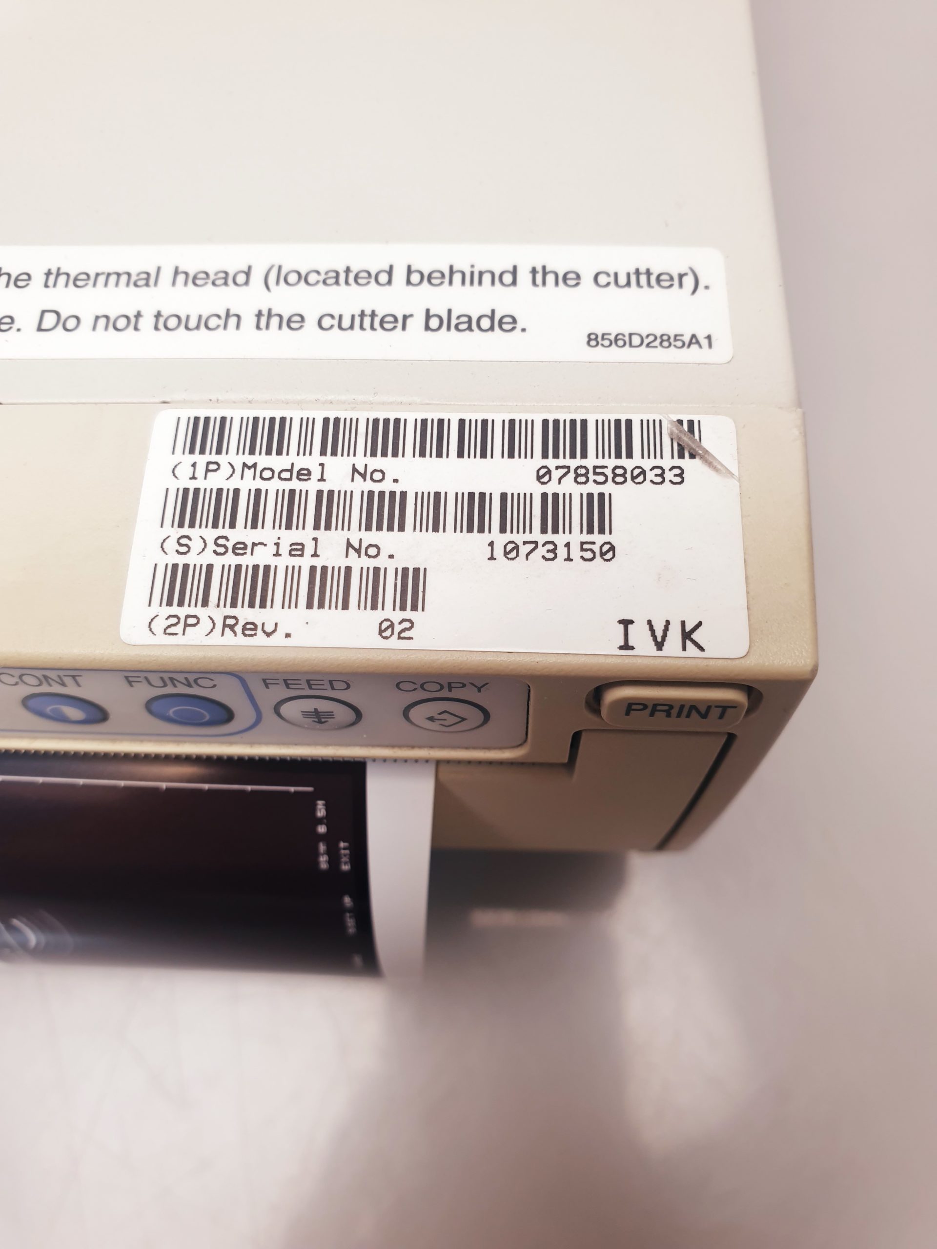 Mitsubishi P93 – P-93 Ultraschall Videoprinter Thermodrucker thumbnail 6