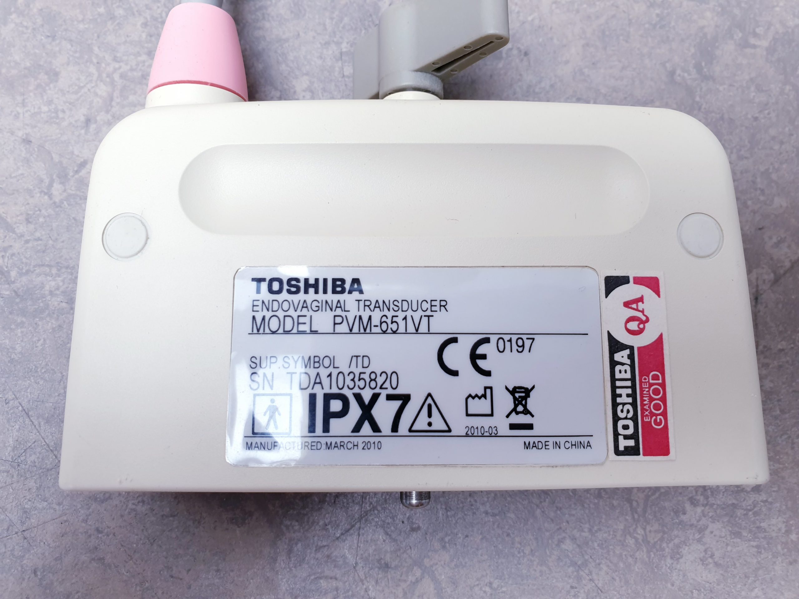 Toshiba PVM-651VT Vaginal Sonde thumbnail 7