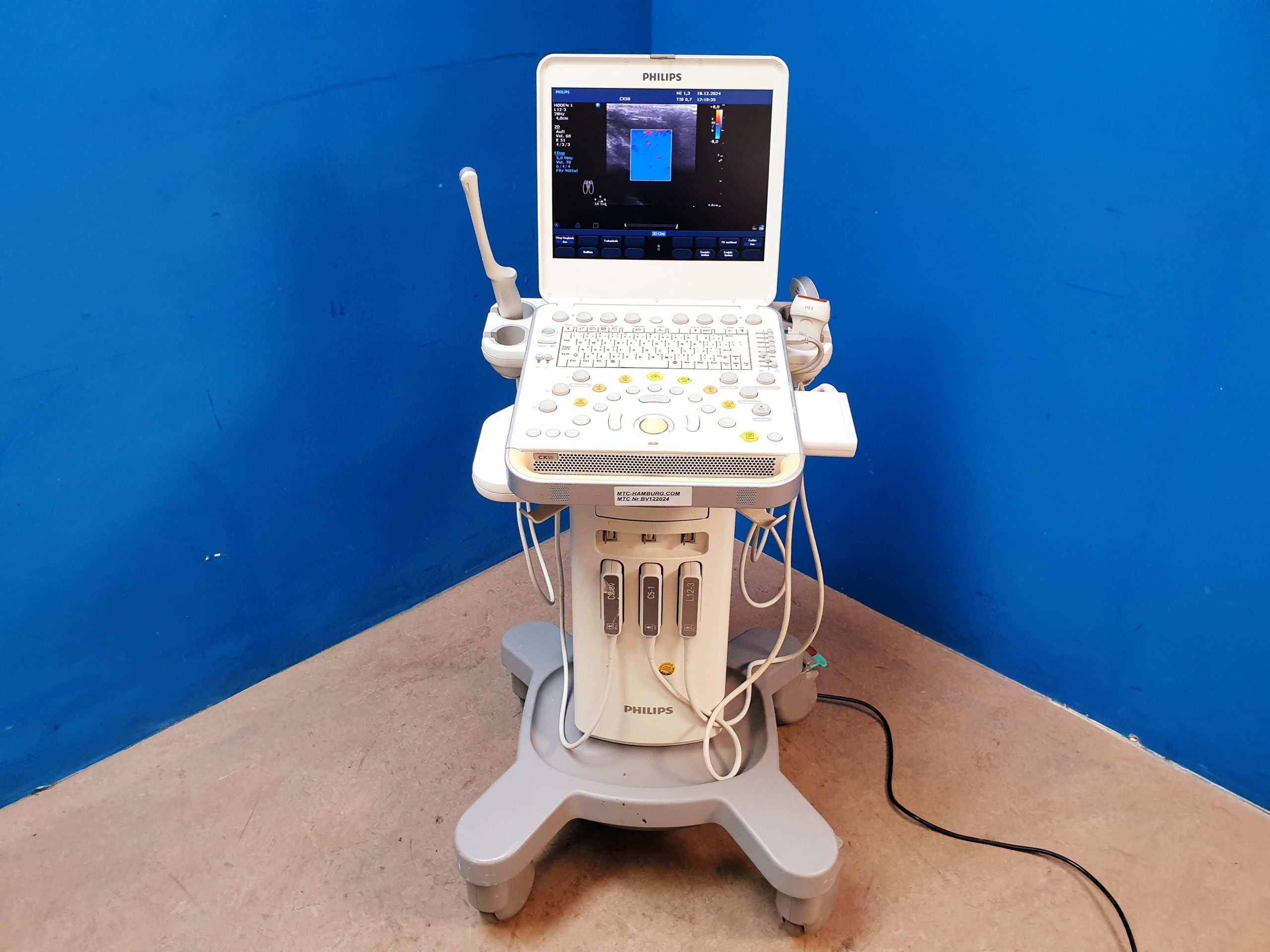 Philips CX50 – CX 50Tragbare Ultraschallgerät CS-3V + C5-1 + L12-3 — image 1 of 21
