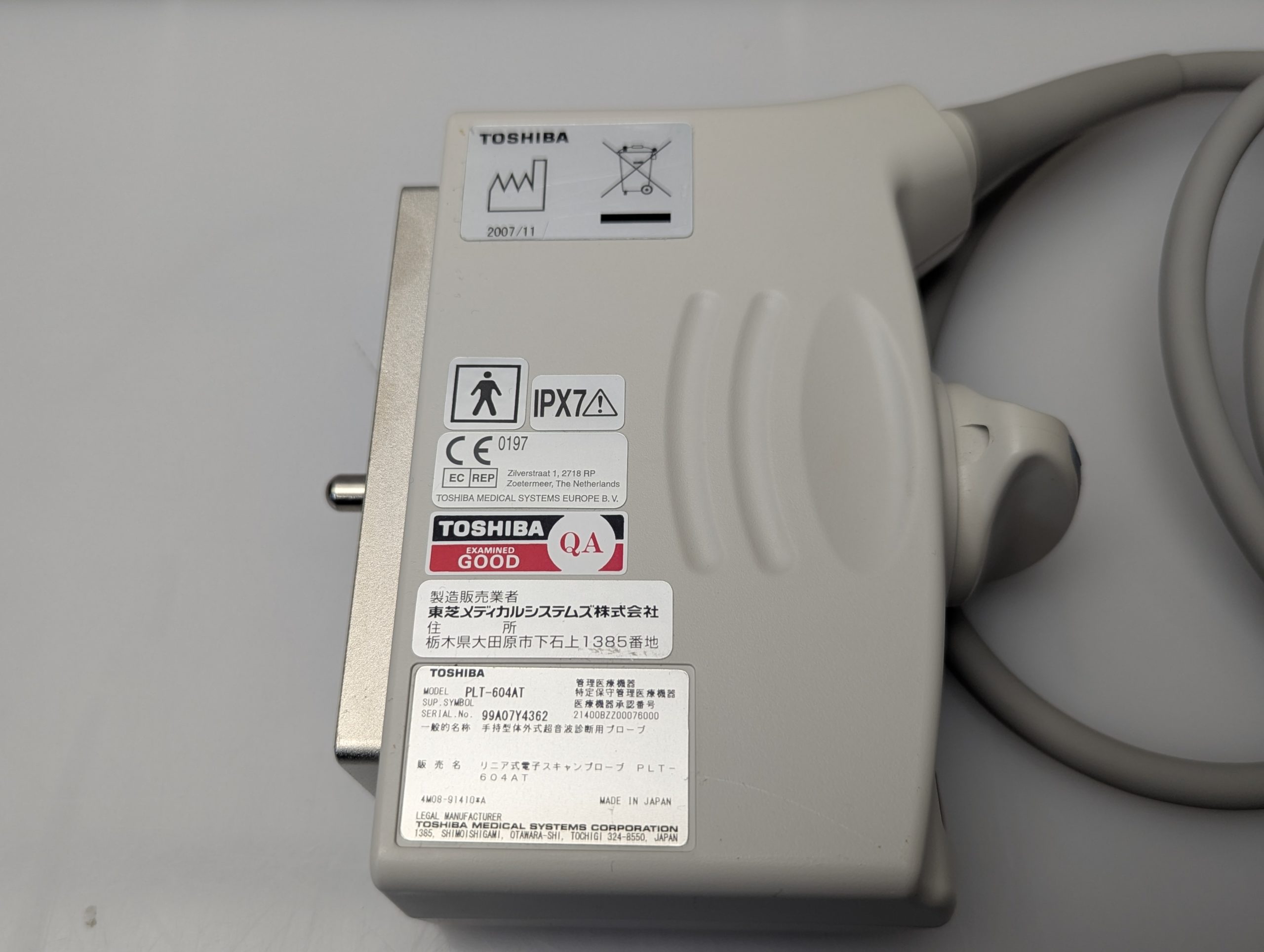 Toshiba PLT-604AT Ultraschallwandler-sonde thumbnail 11