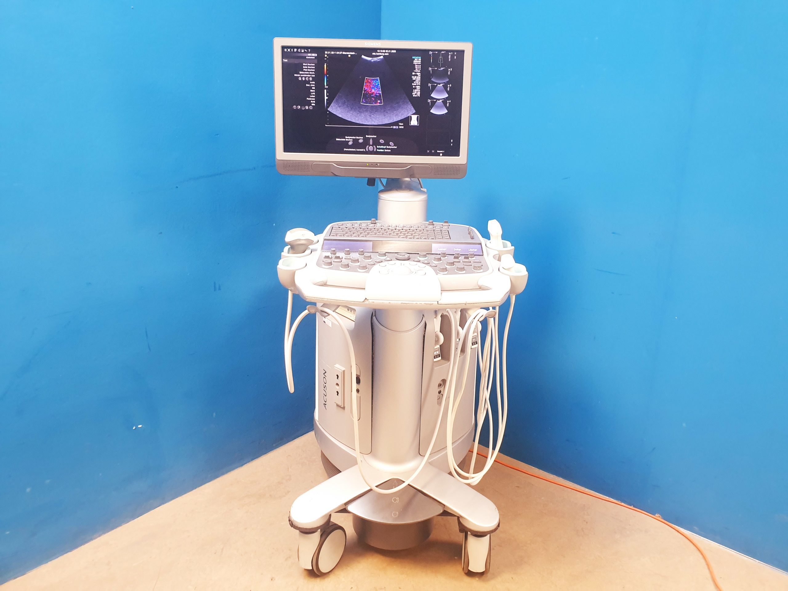Siemens Acuson S2000 Doppler + 6C1HD + 4V1c Vector Array + 9L4 thumbnail 3