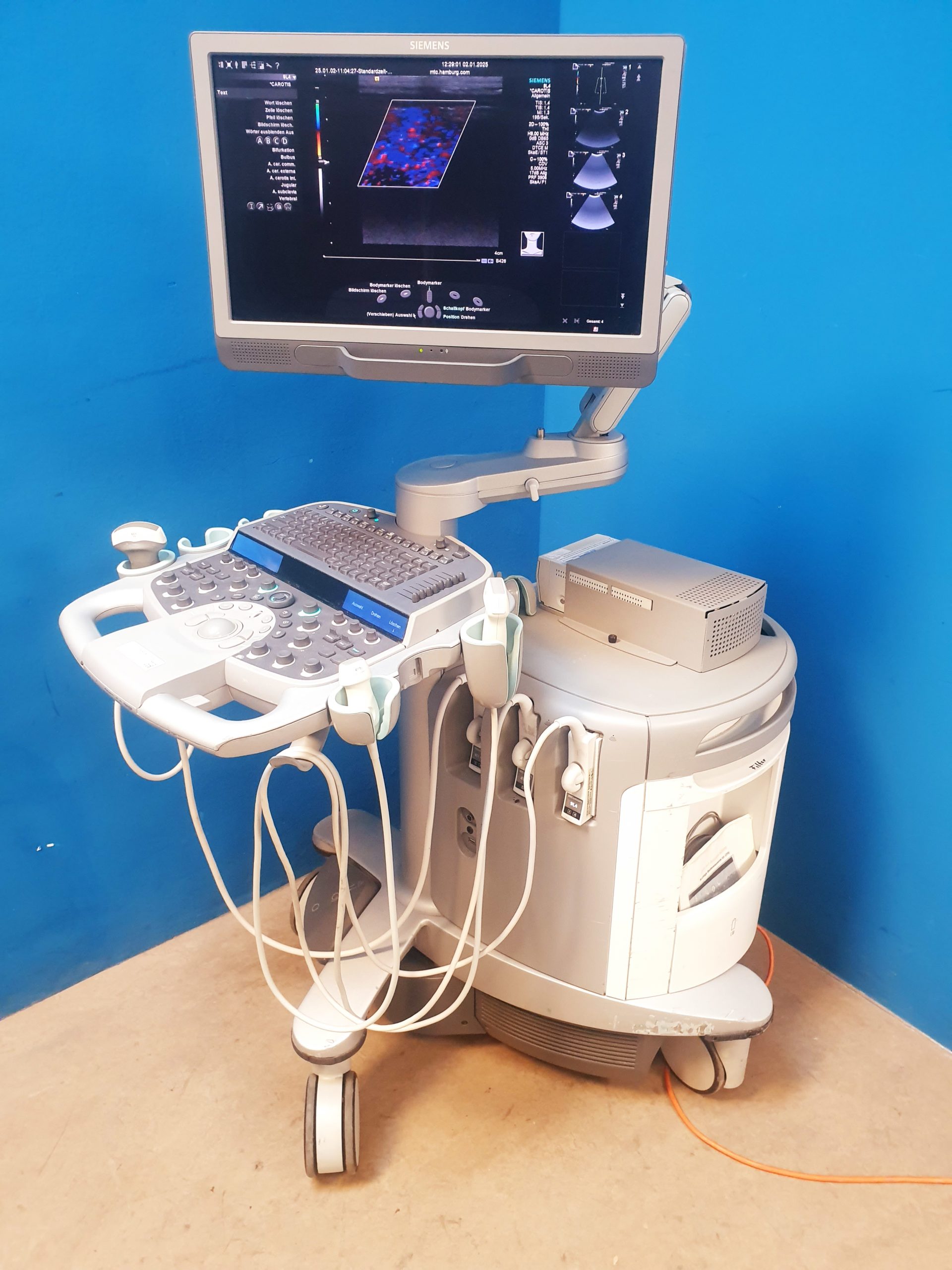 Siemens Acuson S2000 Doppler + 6C1HD + 4V1c Vector Array + 9L4 thumbnail 20