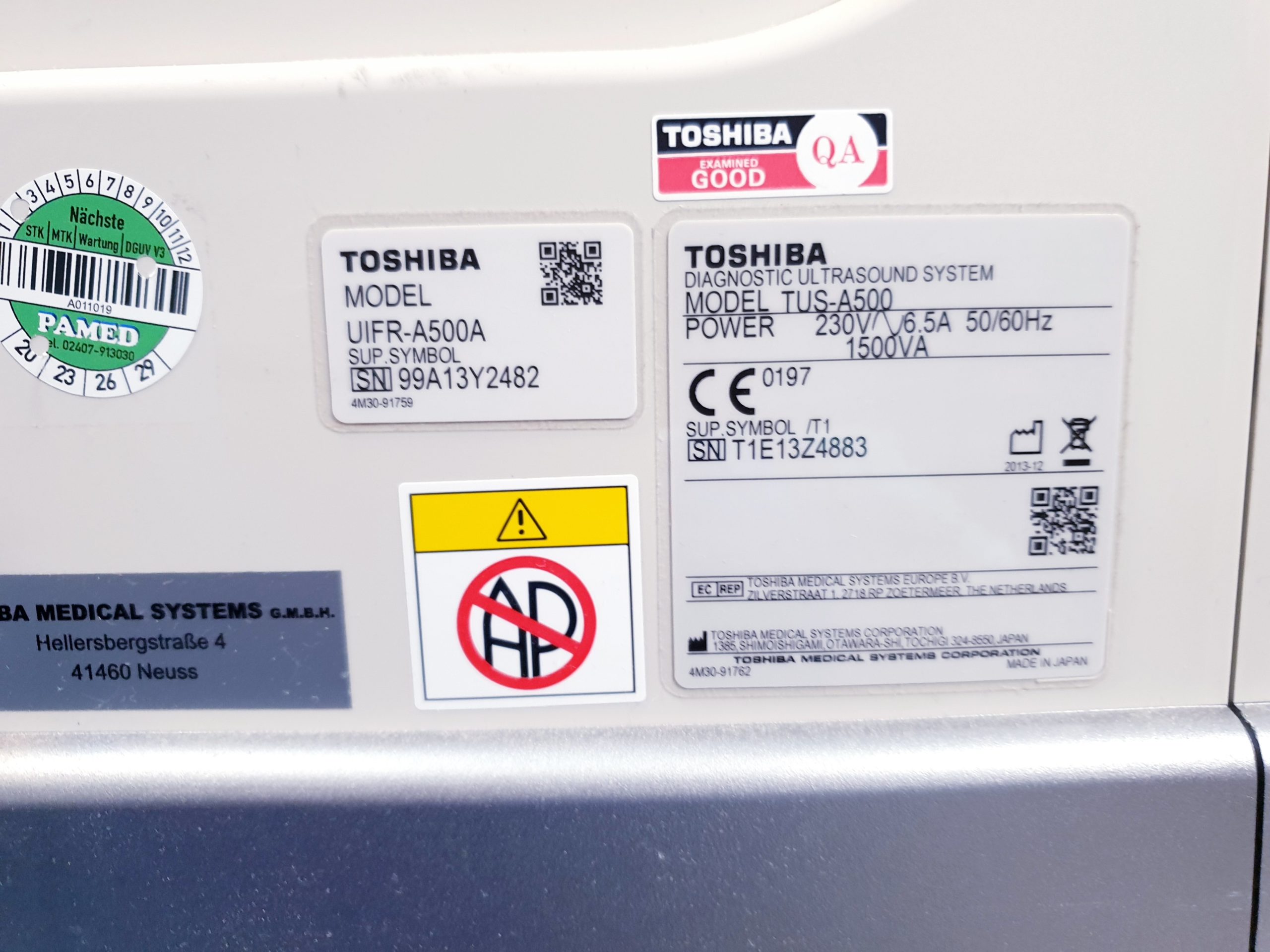 Toshiba Aplio 500 + 6C1 – PVT-375BT + 11L4 – PLT-704SBT + 12L5 PLT-805AT thumbnail 15