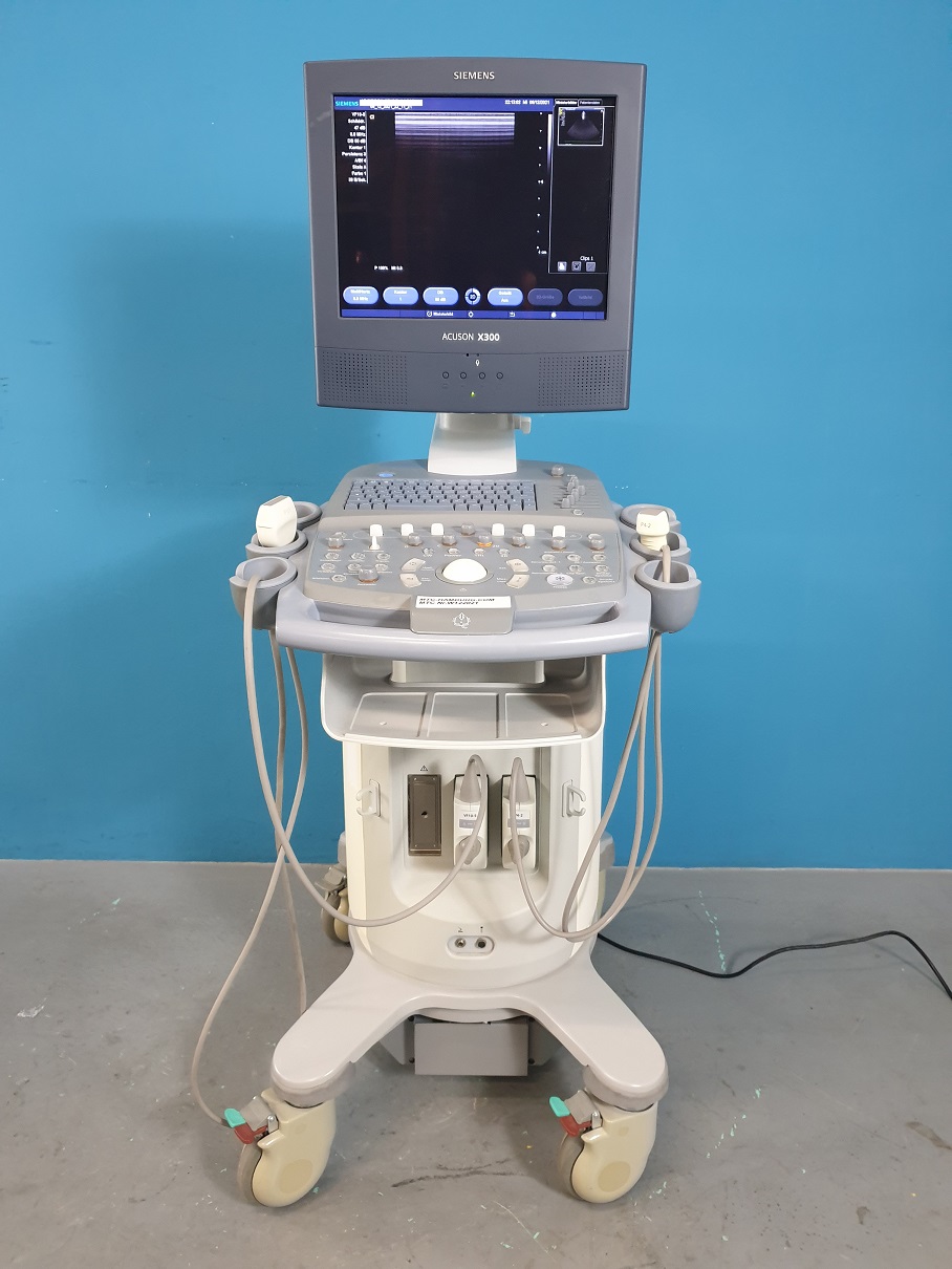 Siemens X300 X 300 VF10-5 + P4-2 Sonden – Linear + Echo- Kardiomaschine — image 1 of 8