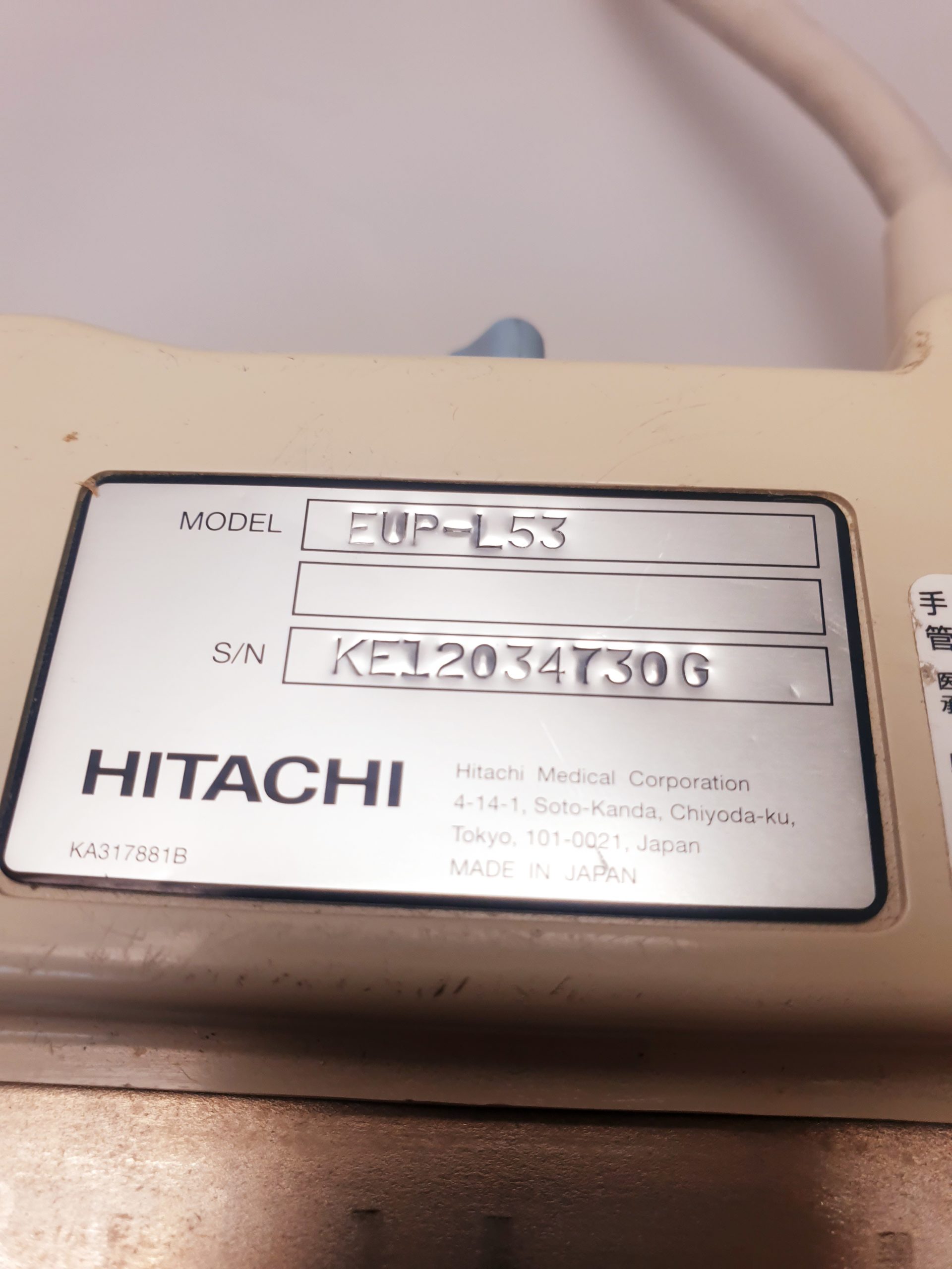 Hitachi EUP-L53 Lineare Sonde thumbnail 6