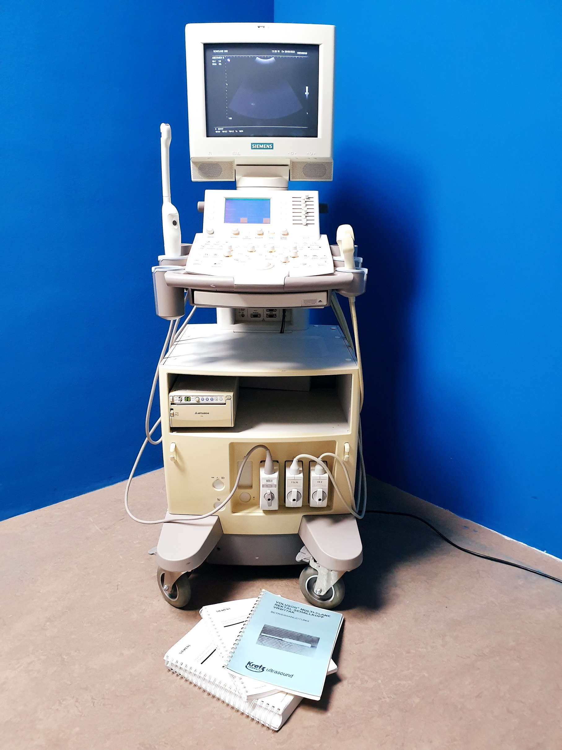 Siemens G50 // G 50 MIT C5-2 Konvex + 7.5L70 Linear + BE09-4 Endovaginal + Printer – Farbdoppler — image 1 of 7