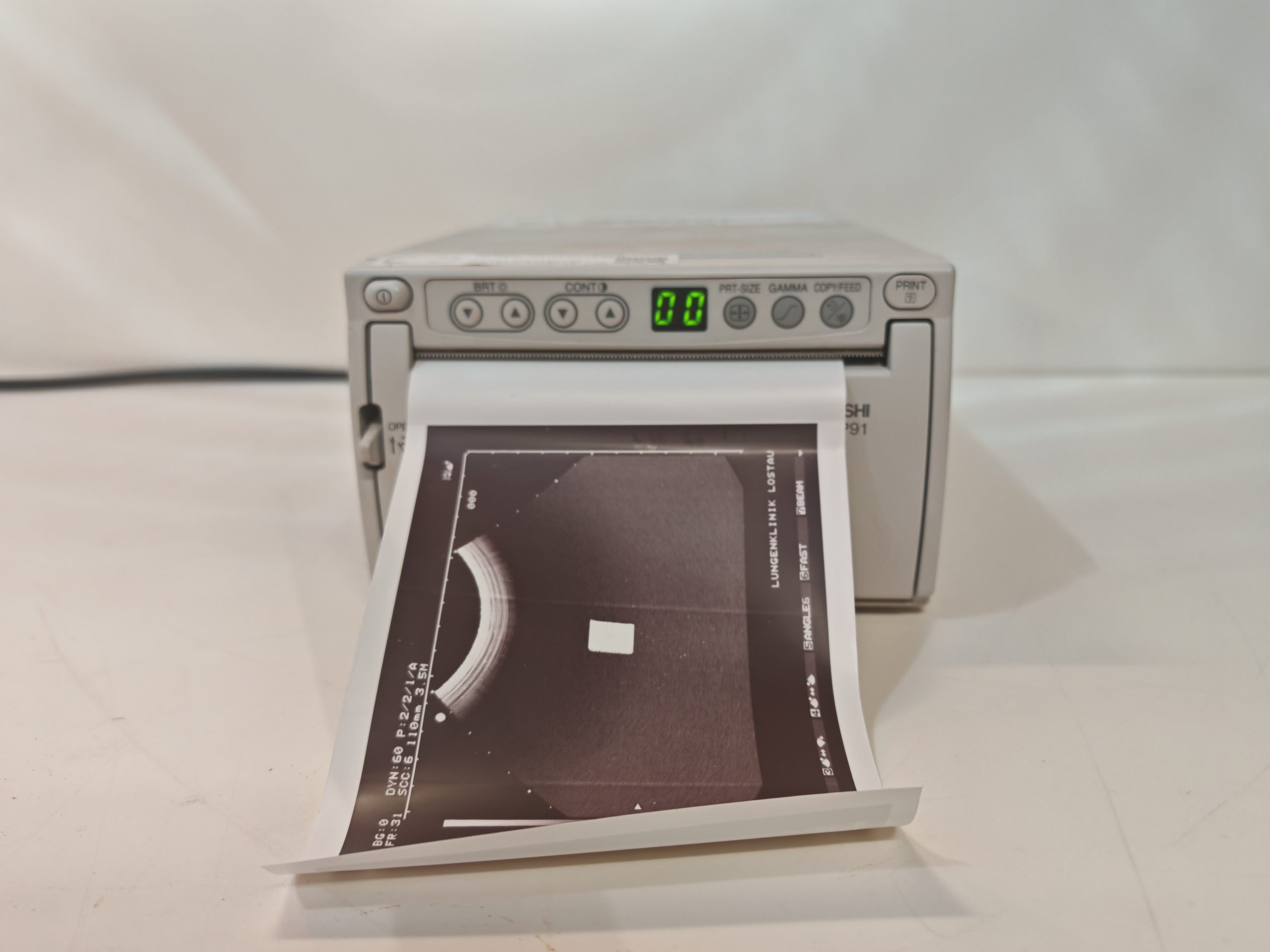Mitsubishi P91 Monochrom Thermal Drucker Printer thumbnail 2