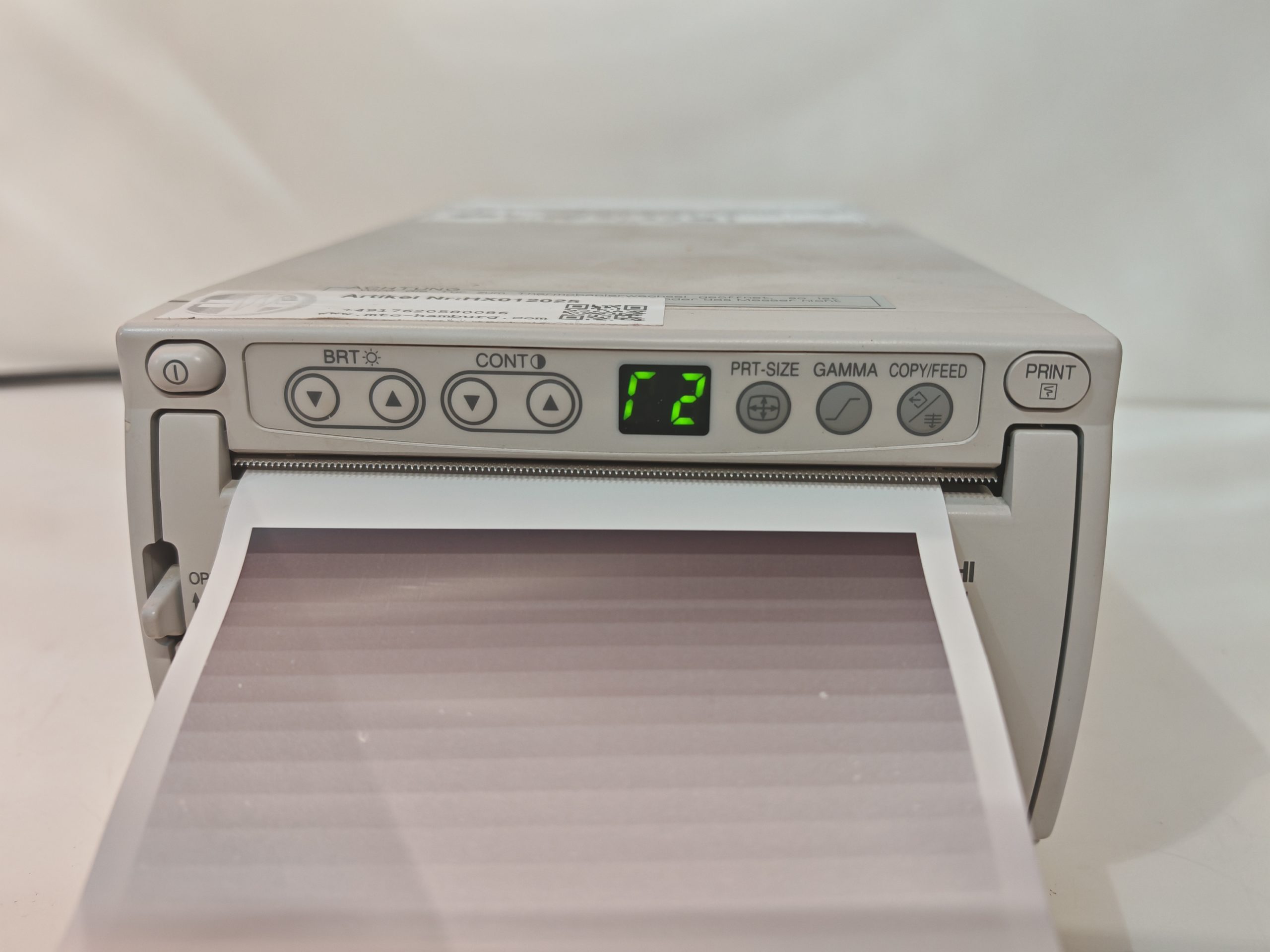 Mitsubishi P91 Monochrom Thermal Drucker Printer thumbnail 6