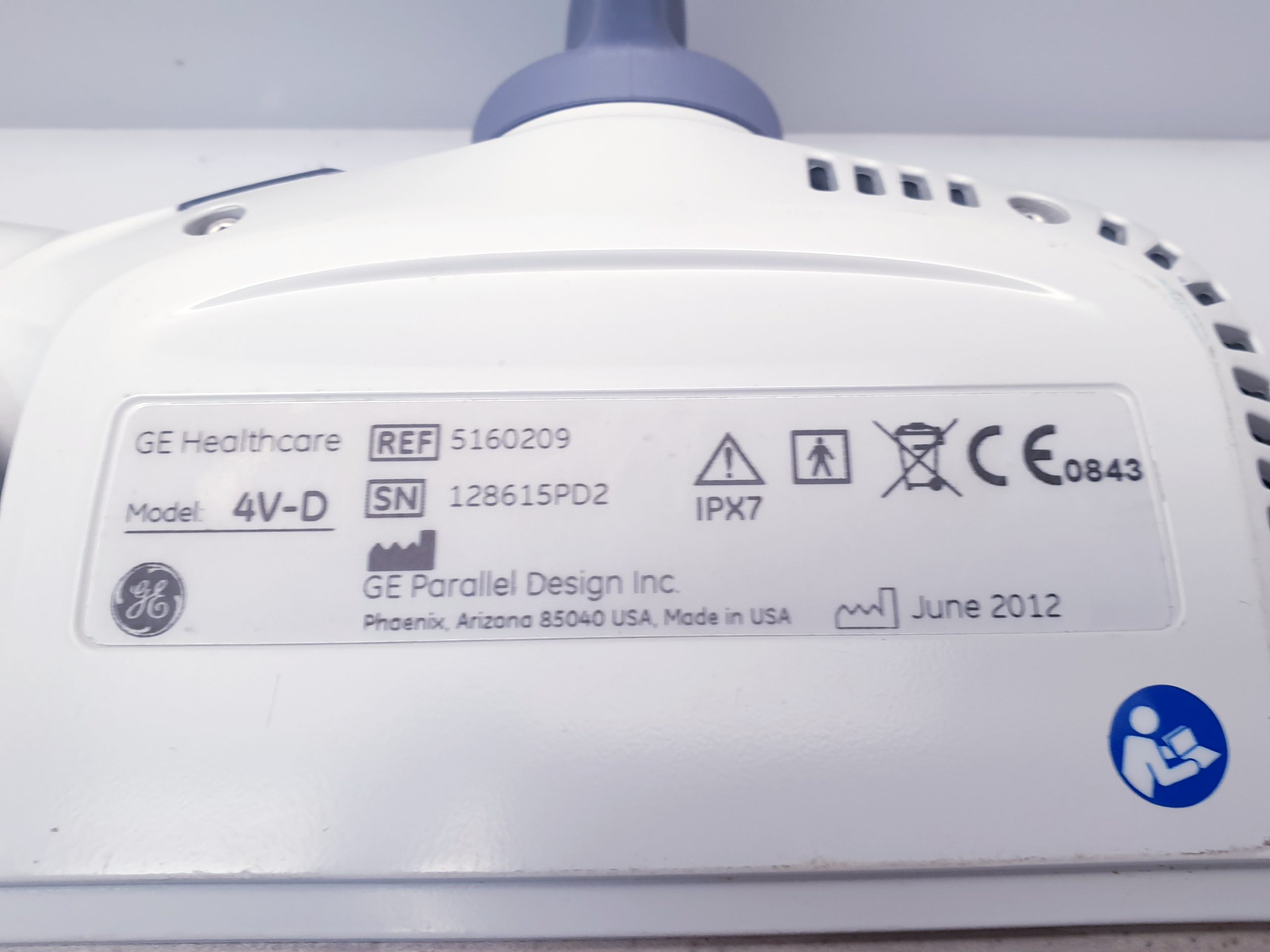 GE Healthcare 4V-D Ultraschallsonde Wandler Volumetrisch thumbnail 10