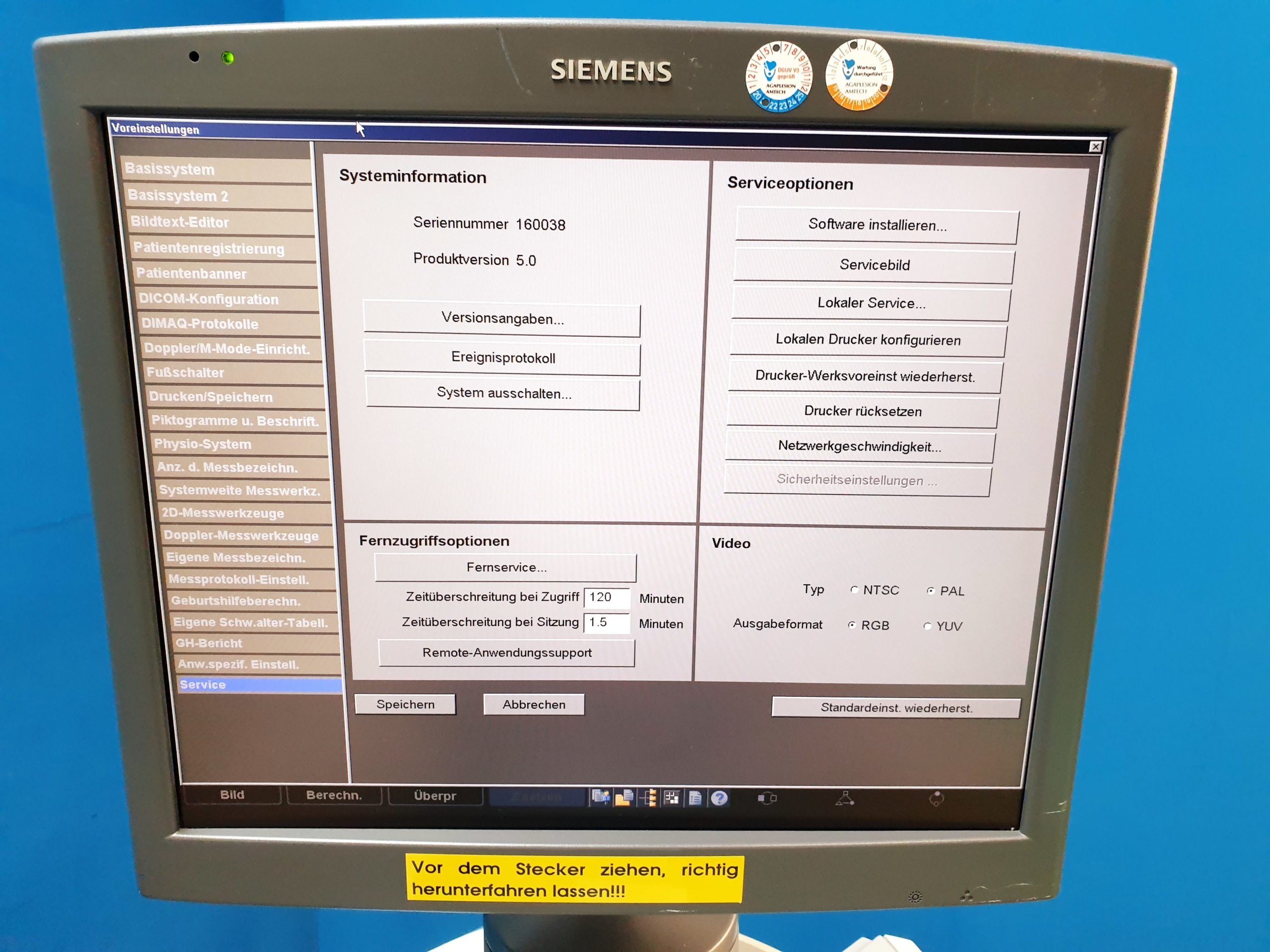 Siemens Acuson Antares Fahrdoppler Doppler + VFX9-4 + PH4-1 Kardio DOM 2011 thumbnail 9