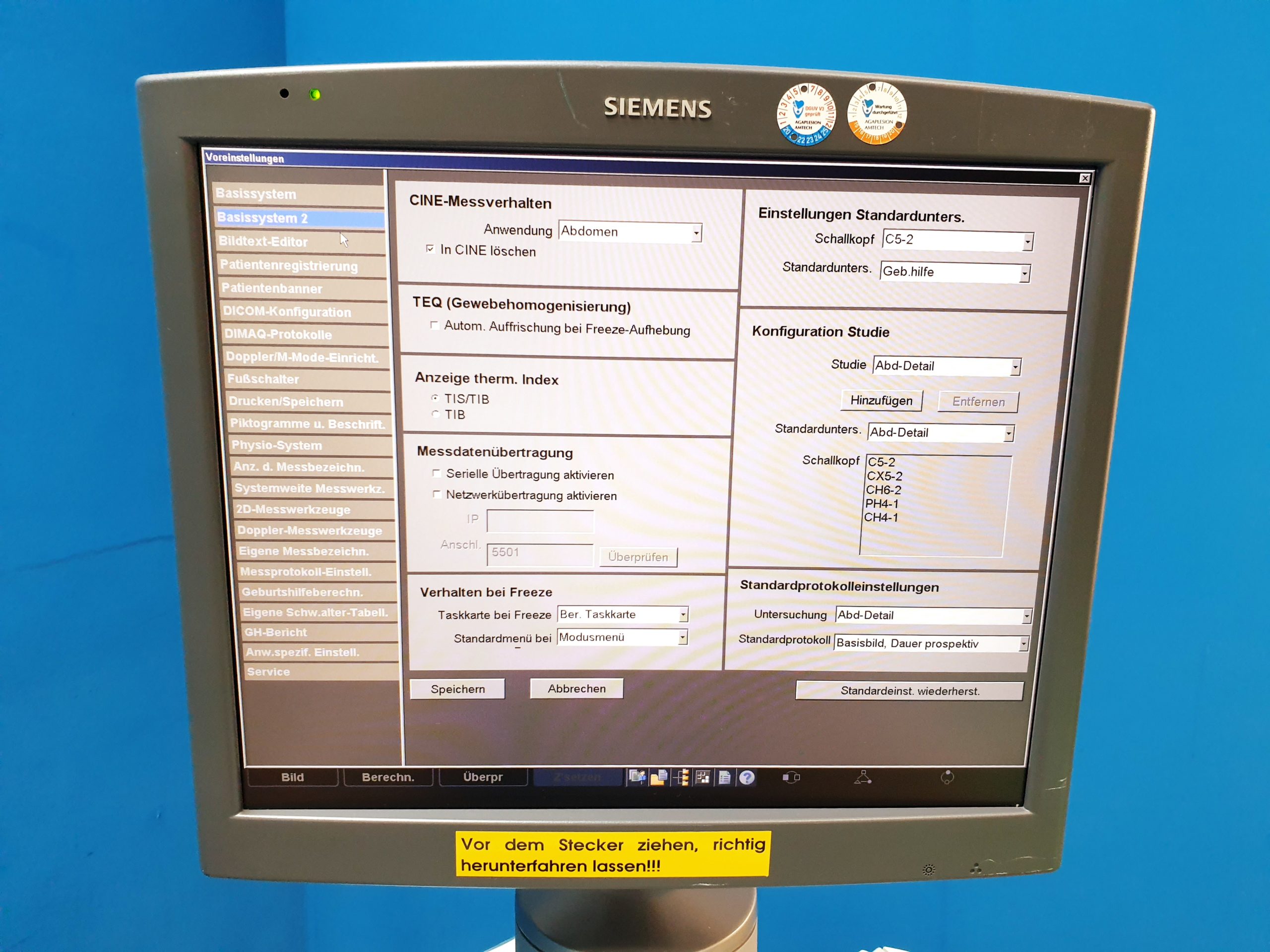 Siemens Acuson Antares Fahrdoppler Doppler + VFX9-4 + PH4-1 Kardio DOM 2011 thumbnail 10
