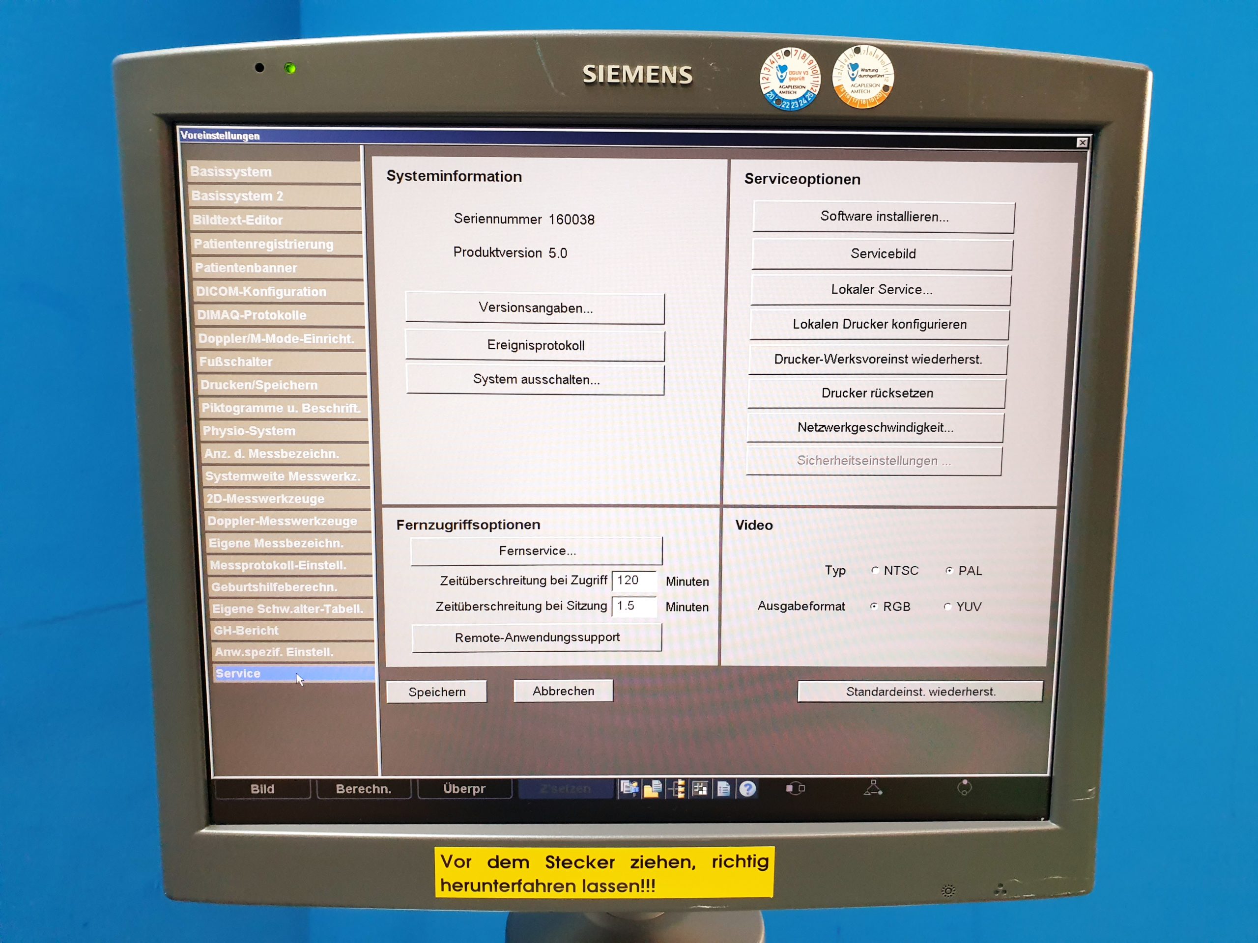 Siemens Acuson Antares Fahrdoppler Doppler + VFX9-4 + PH4-1 Kardio DOM 2011 thumbnail 11