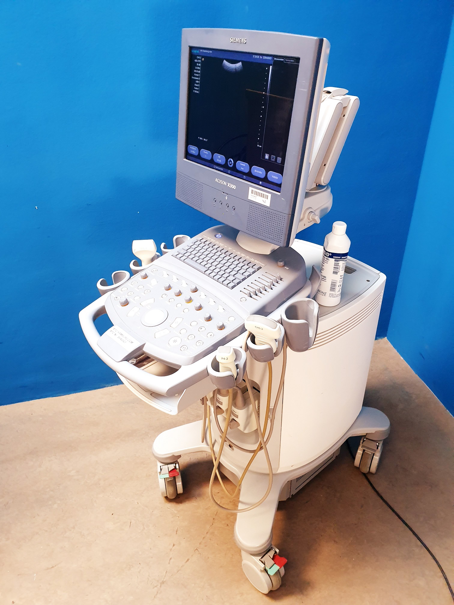 SIEMENS Acuson X300 // X 300 , CH5-2+ VF8 + 3 P4-2 Doppler , … thumbnail 8