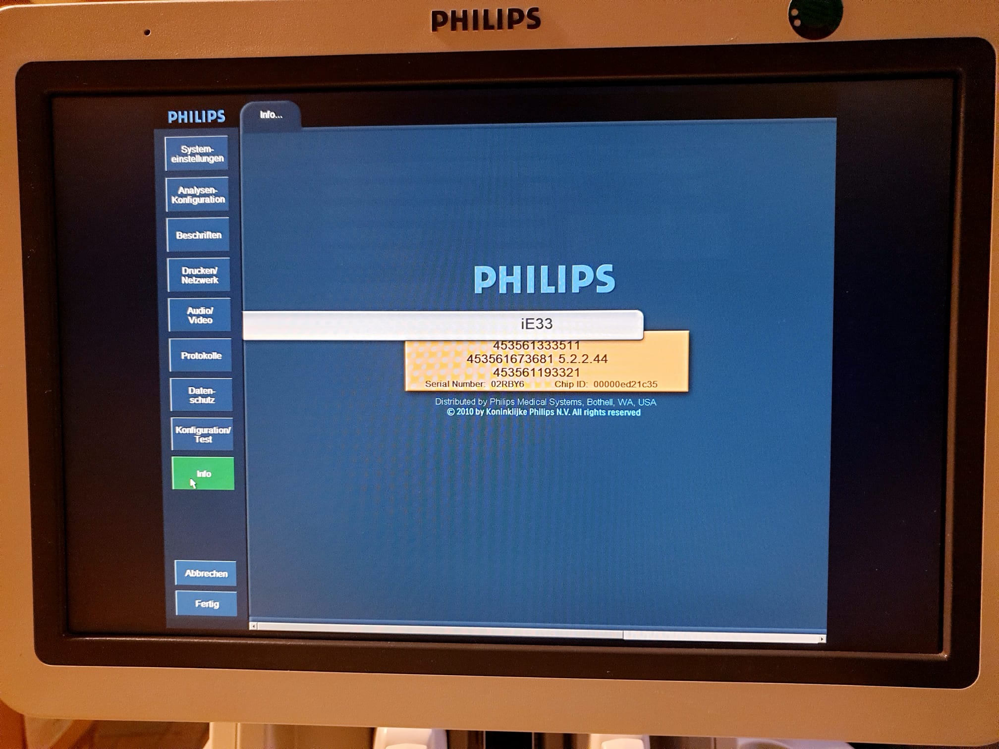 Philips iE33 – IE33 + S5-1 Echo + L11-3 Linear Sonde Kardiomaschine – Kardio Ultraschallgerät thumbnail 11