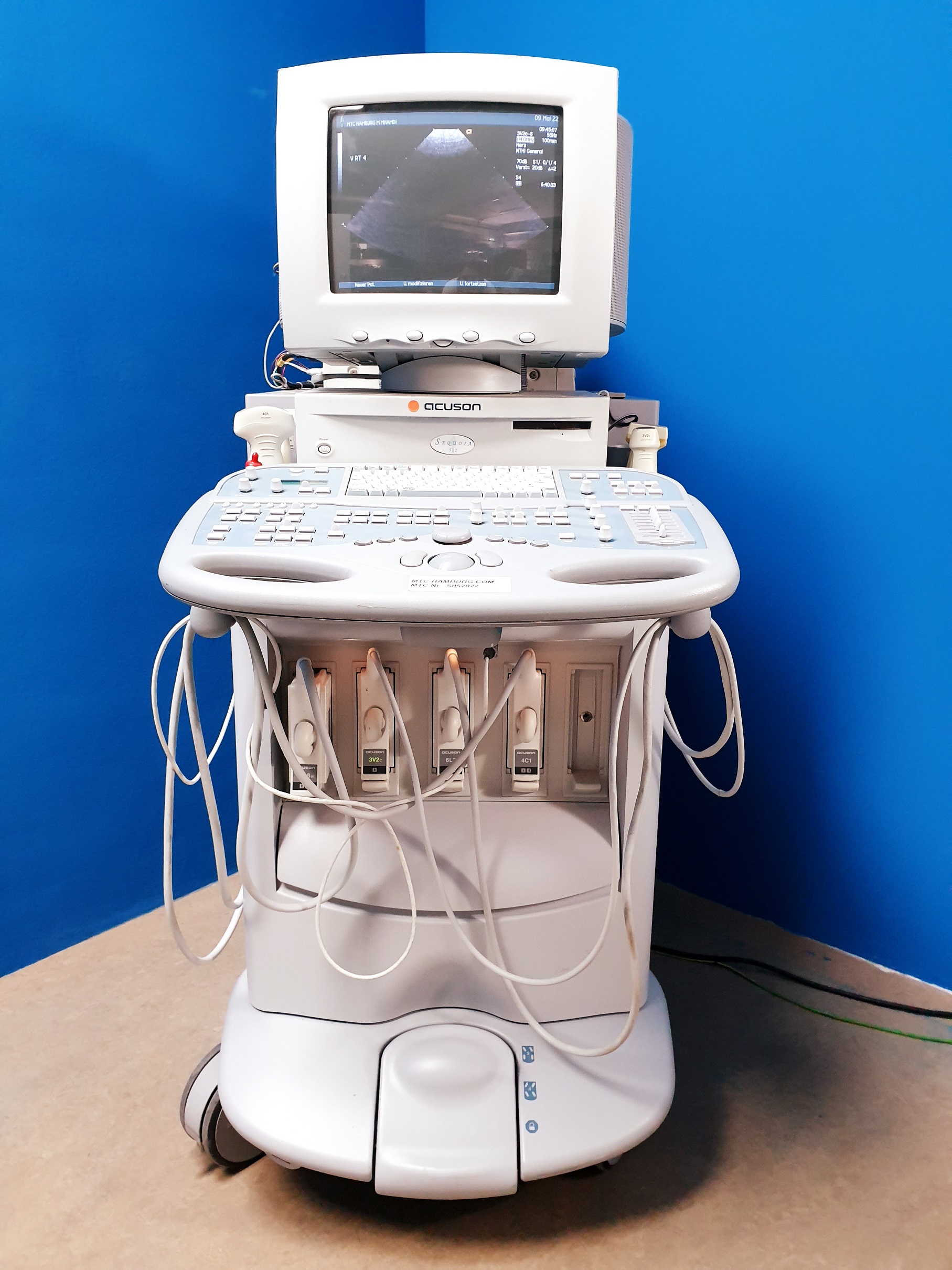Siemens Acuson Sequoia 512 + 4C1 Konvex + 6L3 Linear + 3V2c Echosonde , …. — image 1 of 18