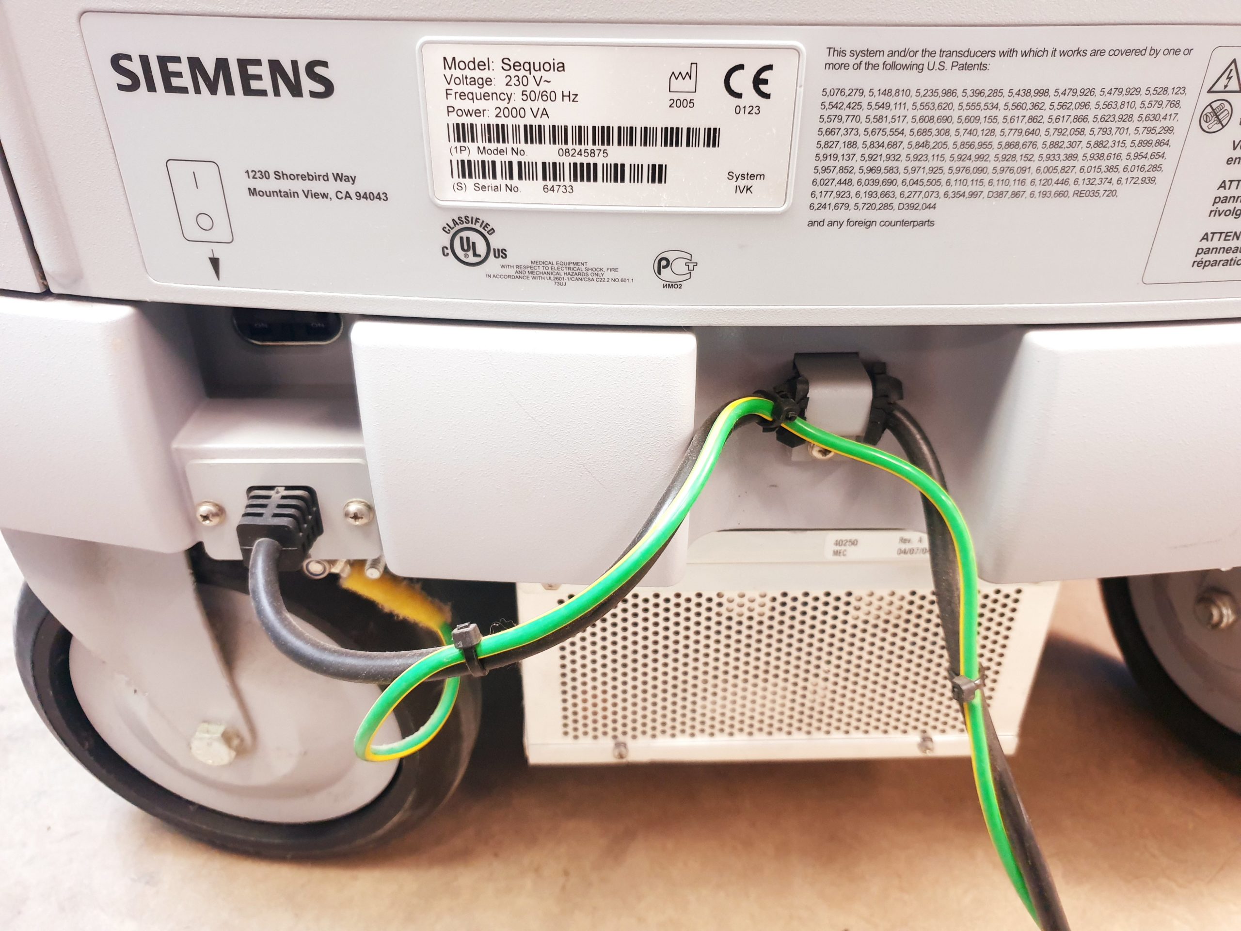 Siemens Acuson Sequoia 512 + 4C1 Konvex + 6L3 Linear + 3V2c Echosonde , …. thumbnail 18