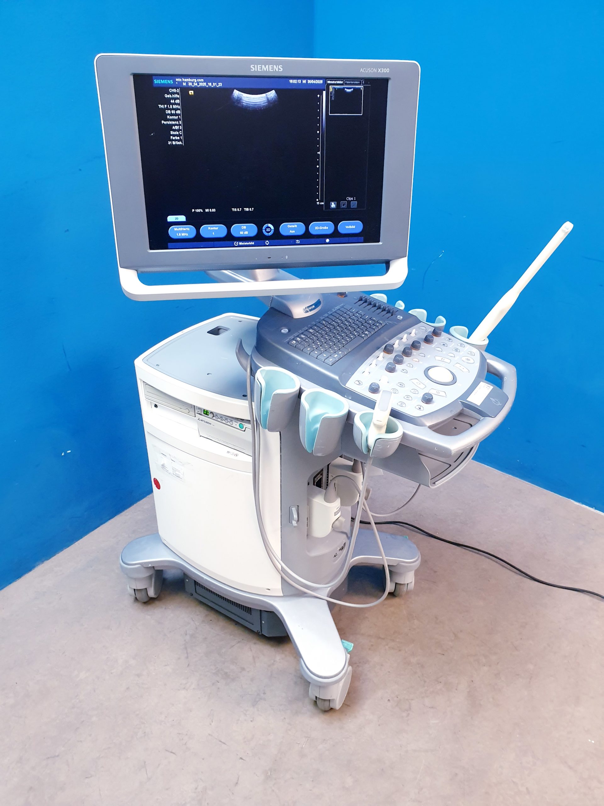 Siemens Acuson X300 X 300 Premium Edition – + CH5-2 Konvex + EC9-4 Endovaginal — thumbnail 9