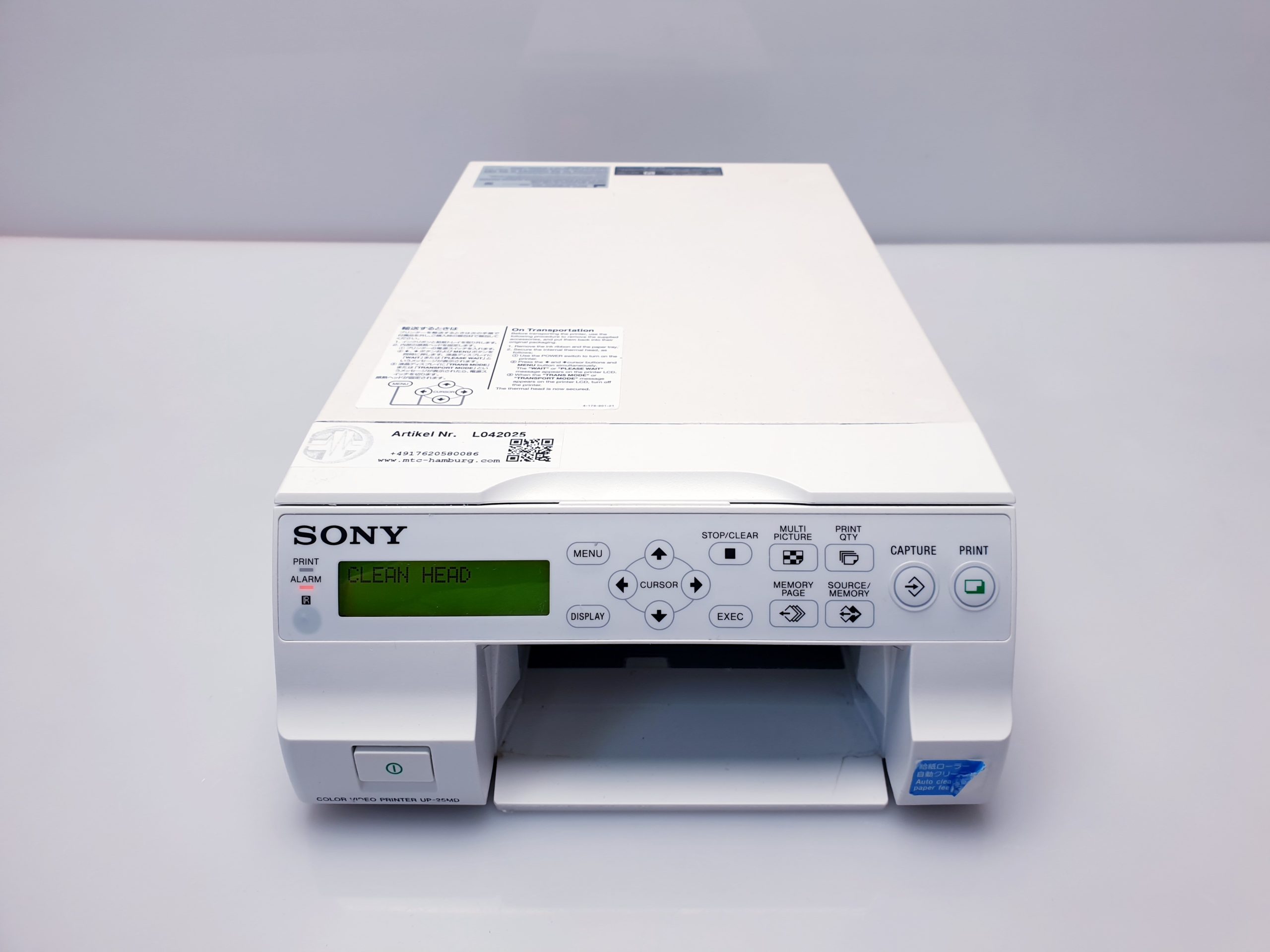 Sony UP-25MD Ultrasound Color Video Printer Ultraschall Farbdrucker thumbnail 3