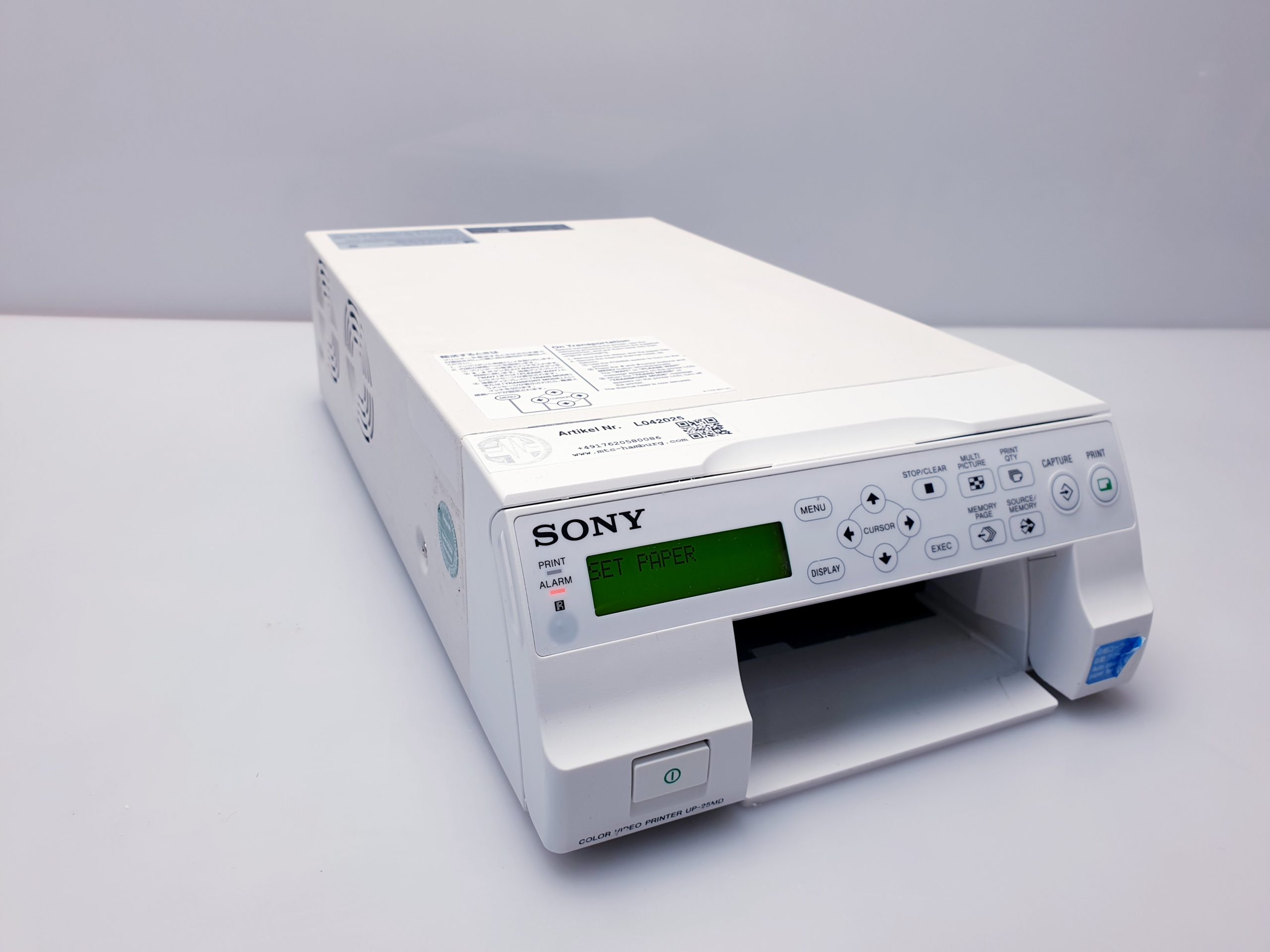 Sony UP-25MD Ultrasound Color Video Printer Ultraschall Farbdrucker thumbnail 4