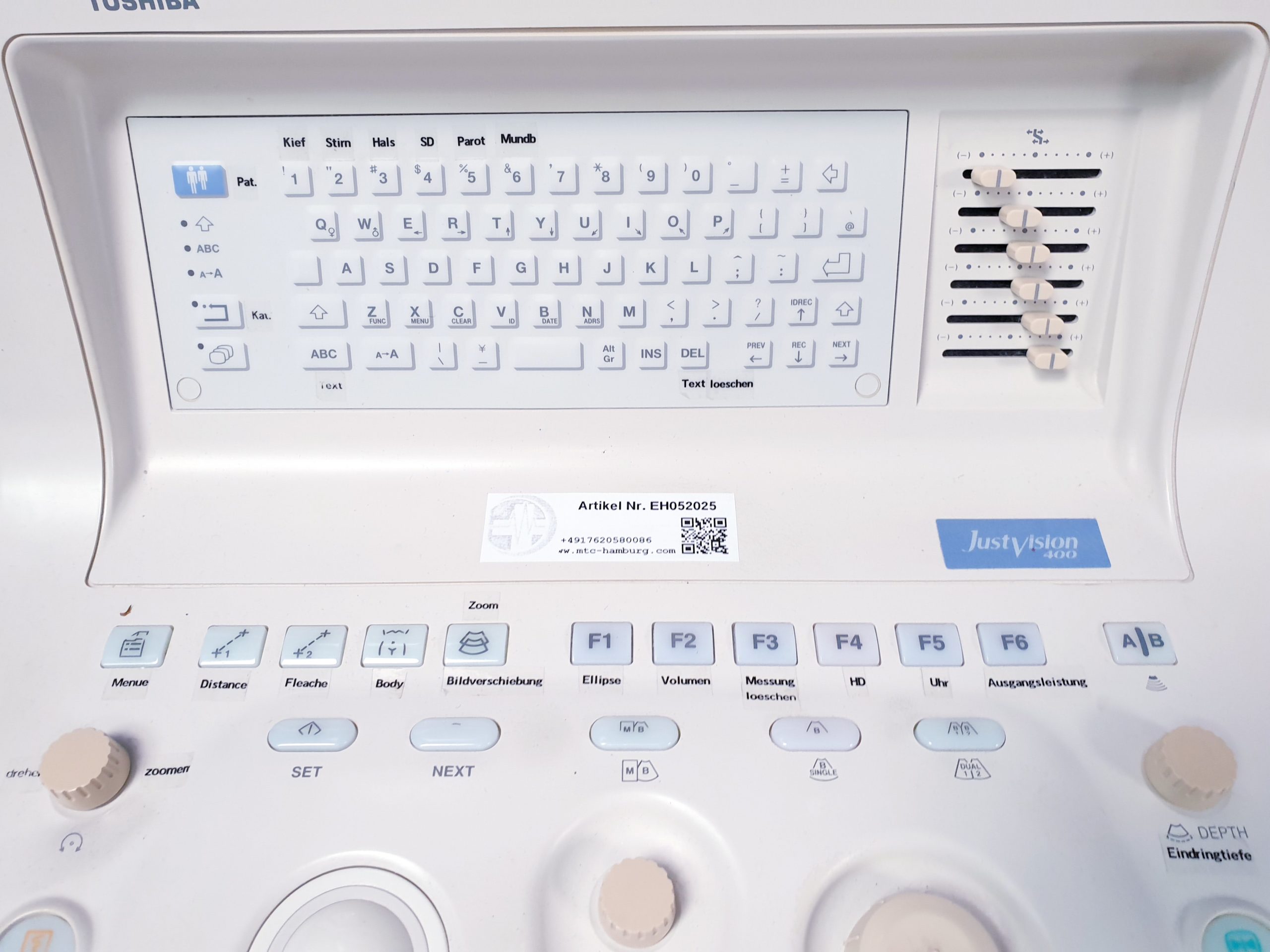 Toshiba Just Vision 400 Justvision 400 SSA-325 + Konvex + Linear thumbnail 18