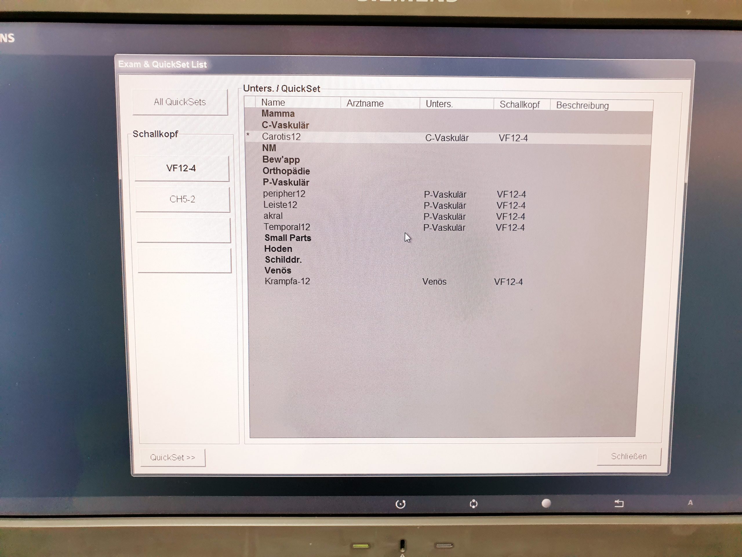 Siemens Acuson X600 Farbdoppler + CH5-2 Konvex + VF12-4 Linear thumbnail 10