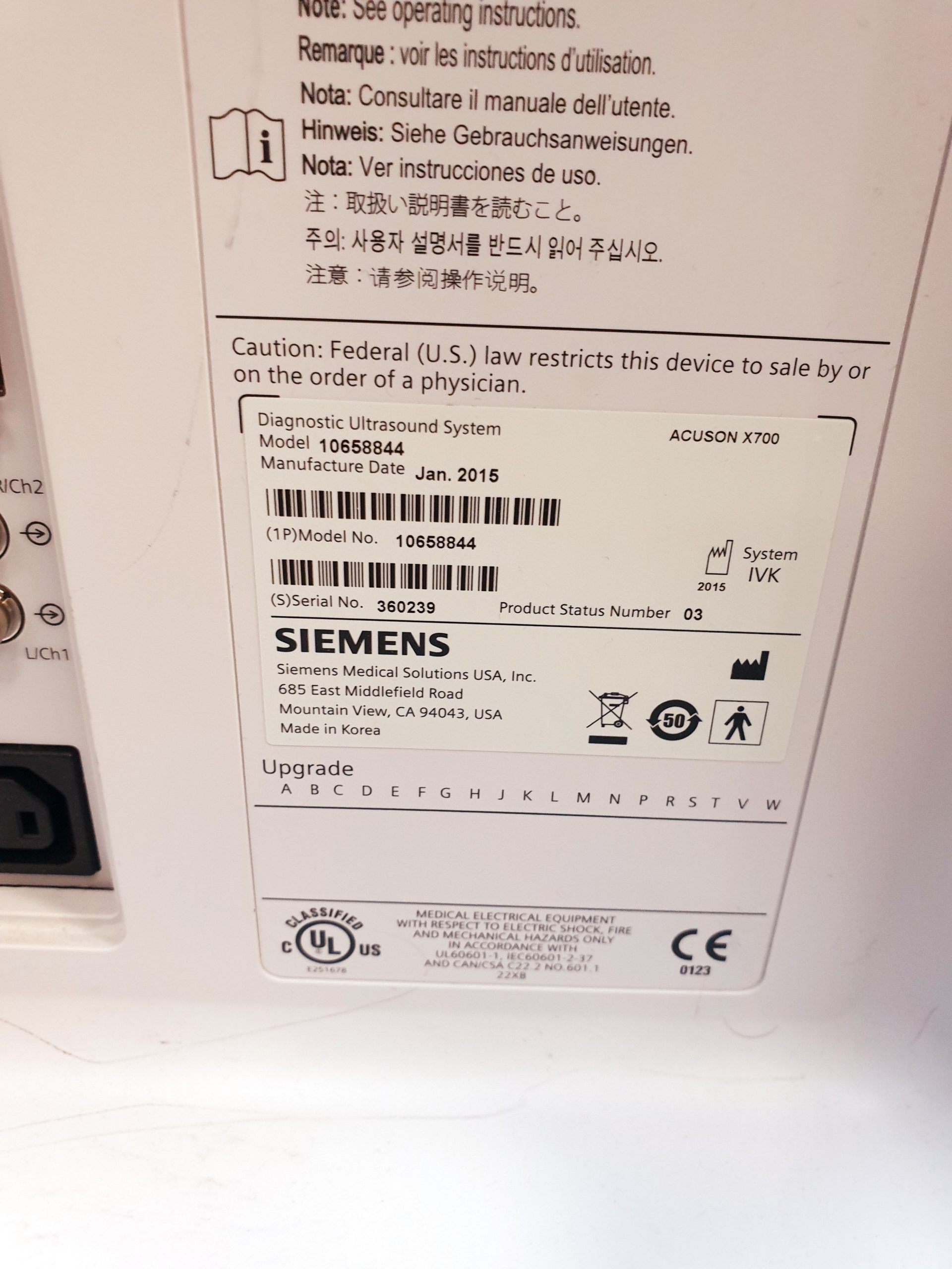 Siemens Acuson X700 Farbdoppler + 6C2 + 4V1c Echo thumbnail 15