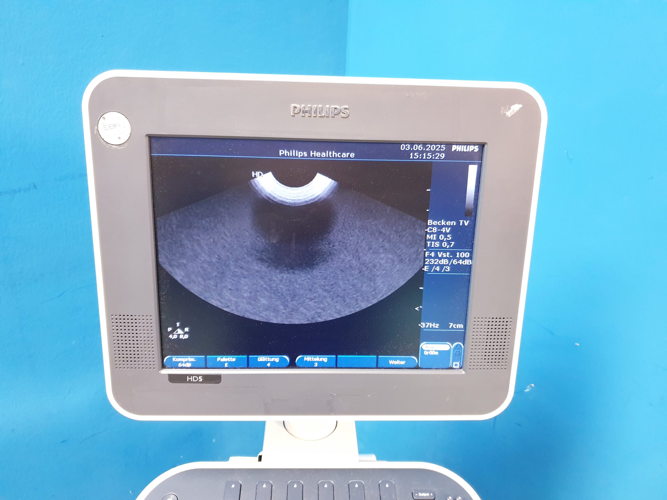 Philips HD 5 HD5 + C5-2 + C8-4v + L12-3 – Gynmaschine Farbdoppler thumbnail 7