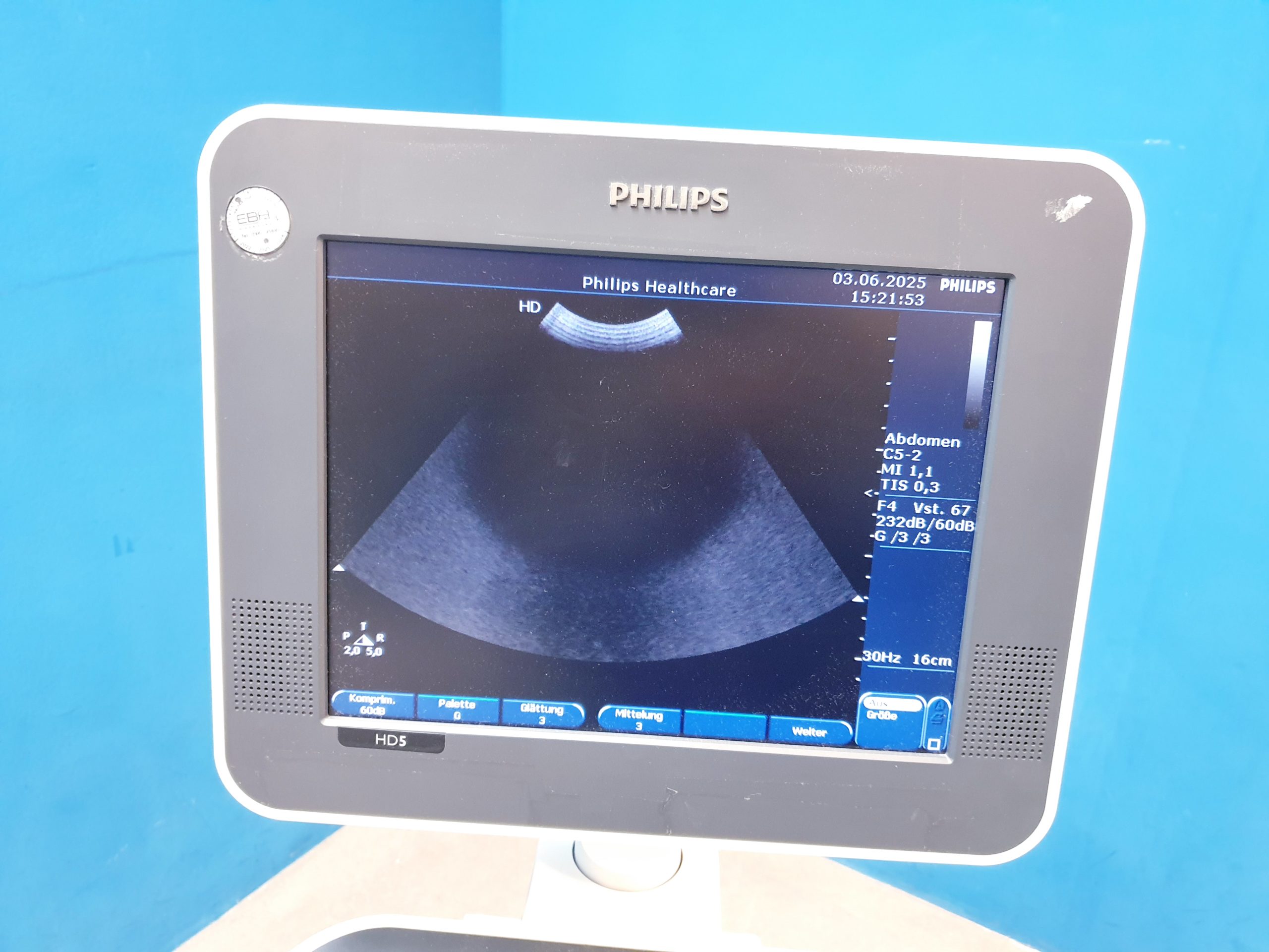 Philips HD 5 HD5 + C5-2 + C8-4v + L12-3 – Gynmaschine Farbdoppler thumbnail 16